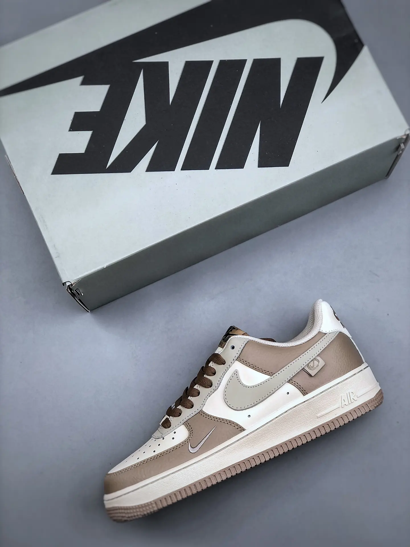 Custom Nike Air Force 1 Brown Beige AF1: Replica Review | YtaYta