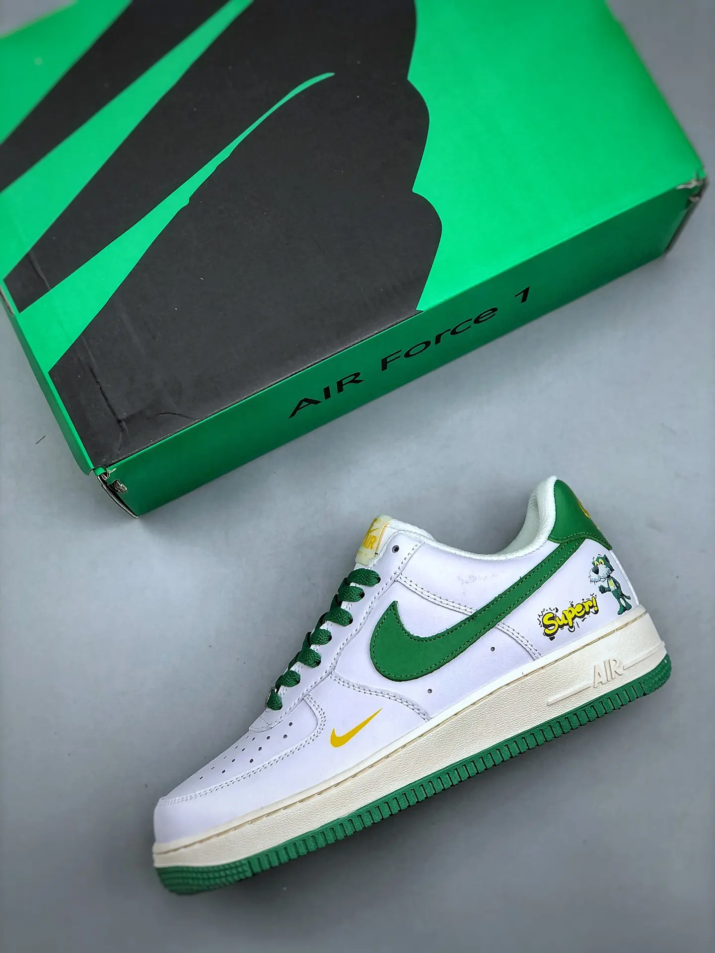 Nike Air Force 1 Low Retro QS West Indies (2022) Replica - White/Green/Yellow | YtaYta