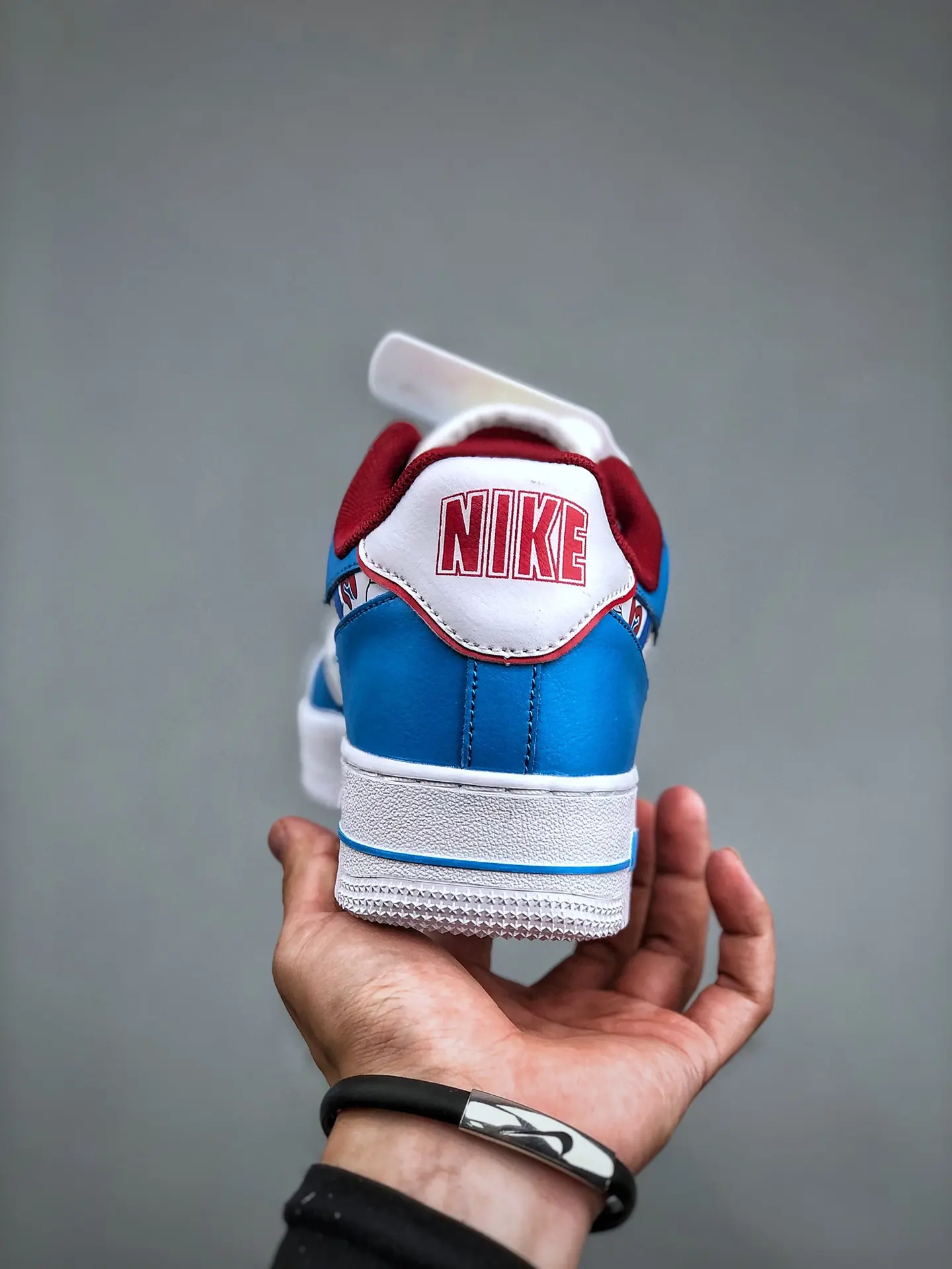 Replica Nike Air Force 1 Low Snakeskin Lakers & Doraemon Custom Sneakers | YtaYta