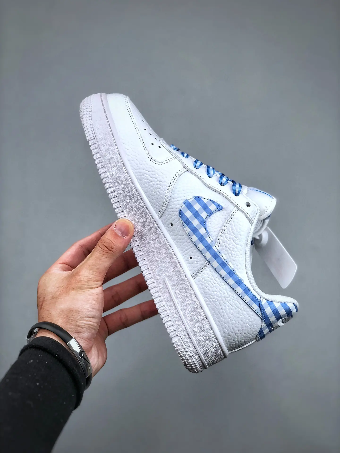 Replica Nike Air Force 1 Low Blue Gingham Review: Style & Comfort Unleashed | YtaYta