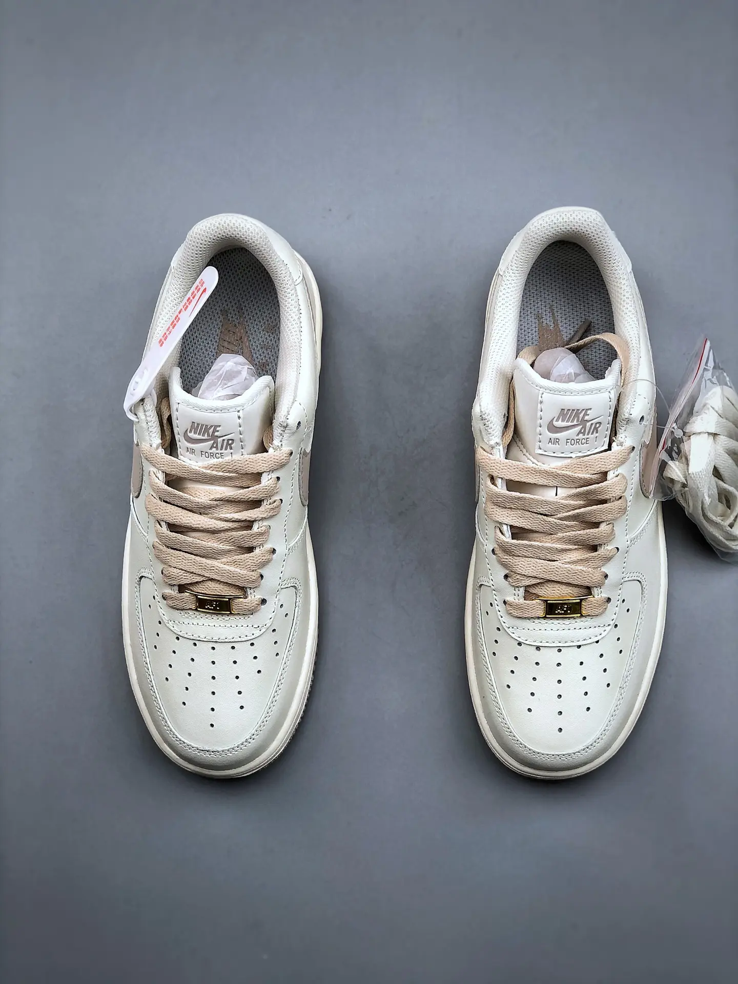 The Appeal of Replica Nike Air Force 1 07 Low Beige Cream Sneakers | YtaYta