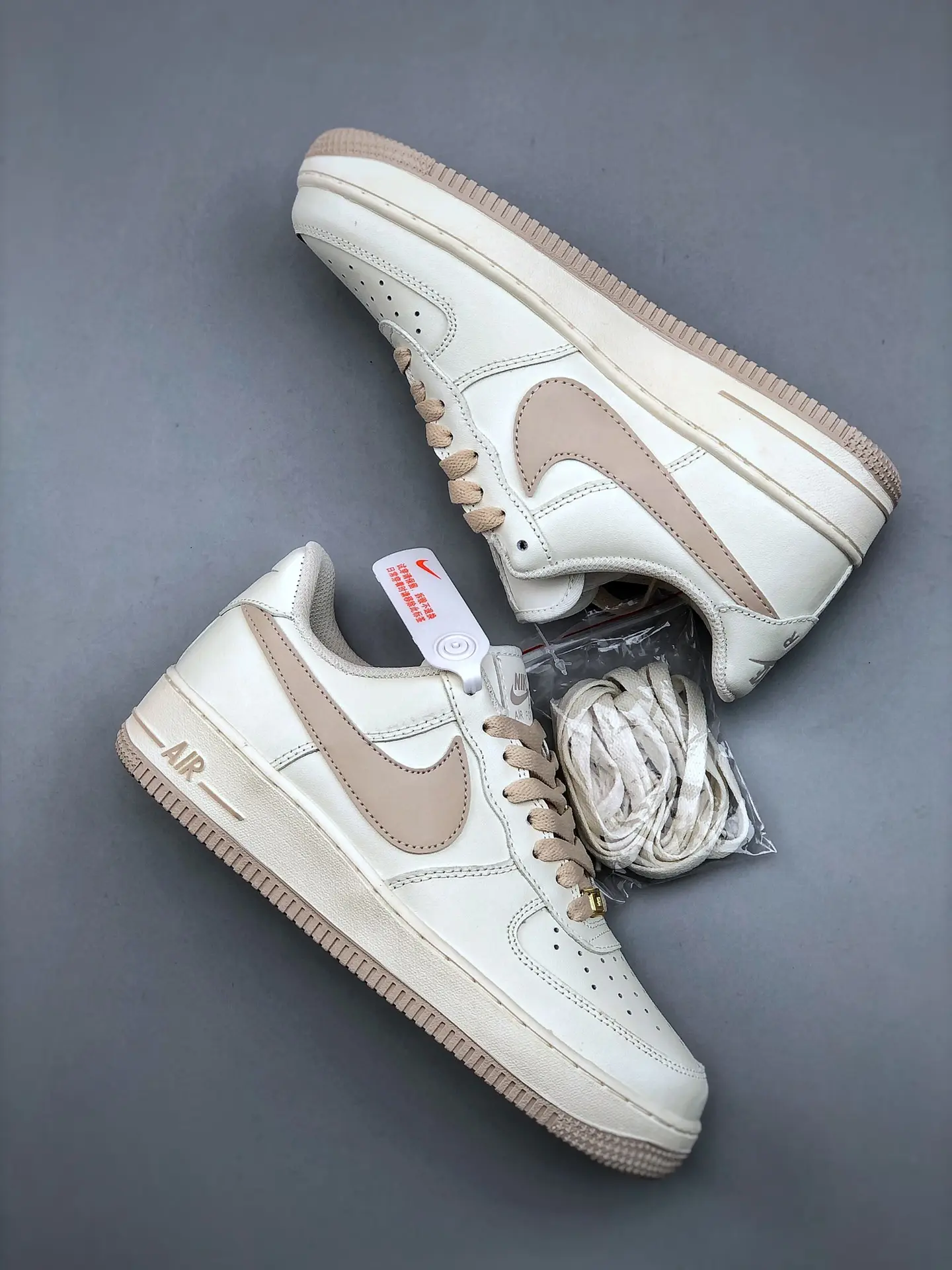 The Appeal of Replica Nike Air Force 1 07 Low Beige Cream Sneakers | YtaYta