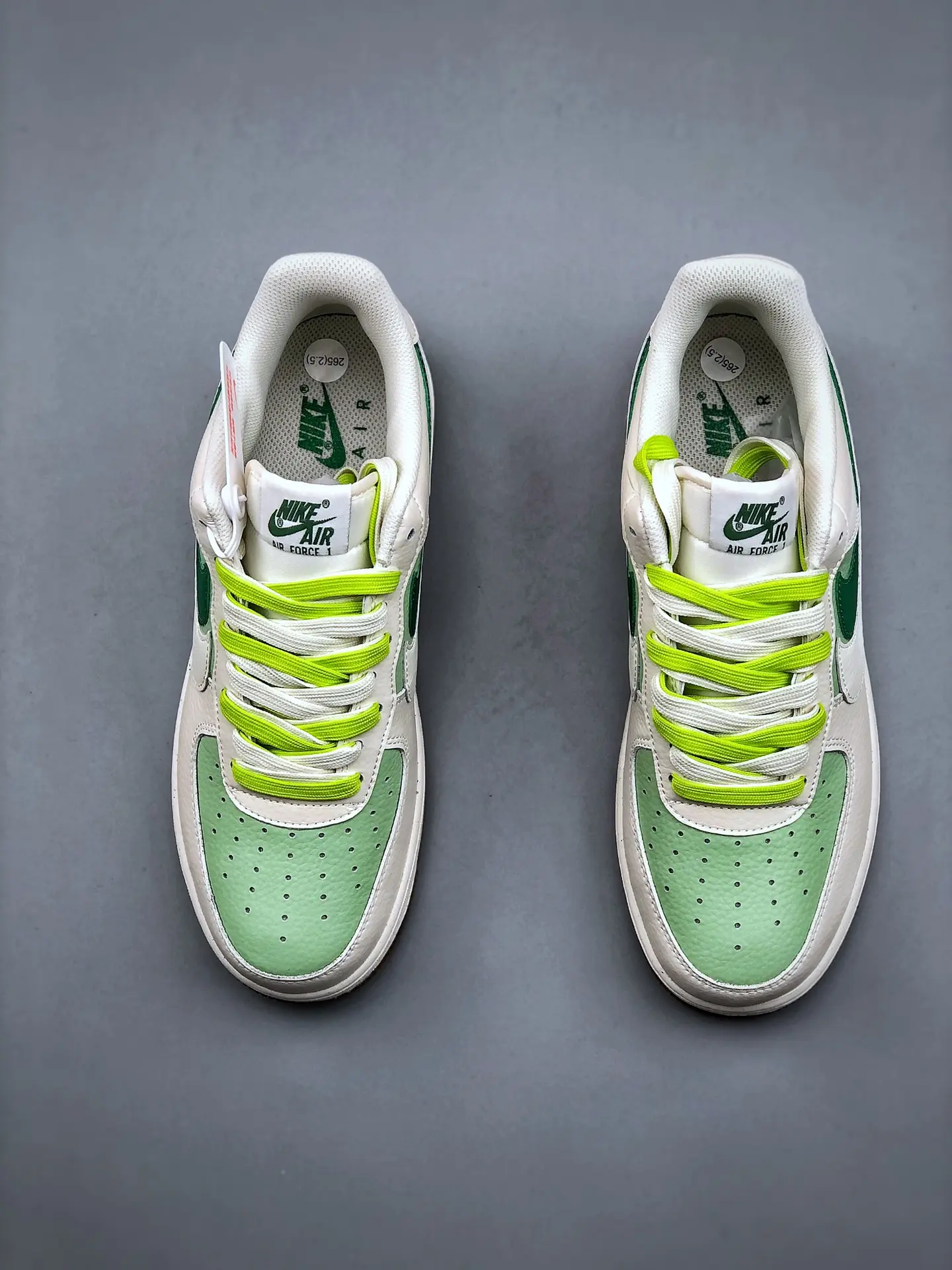 Nike Air Force 1 '07 Low Replica in Rice White and Grass Green | YtaYta