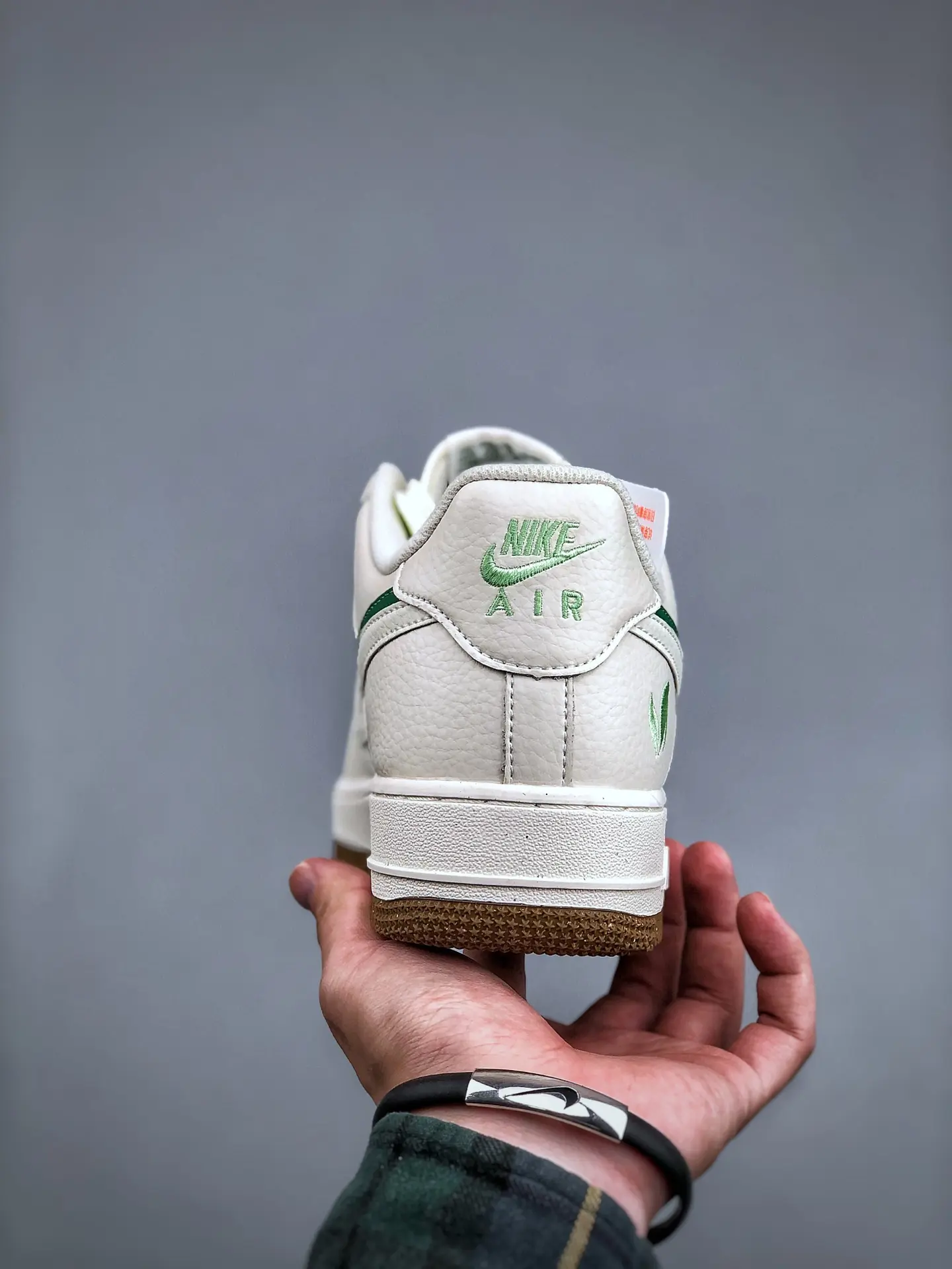 Nike Air Force 1 '07 Low Replica in Rice White and Grass Green | YtaYta