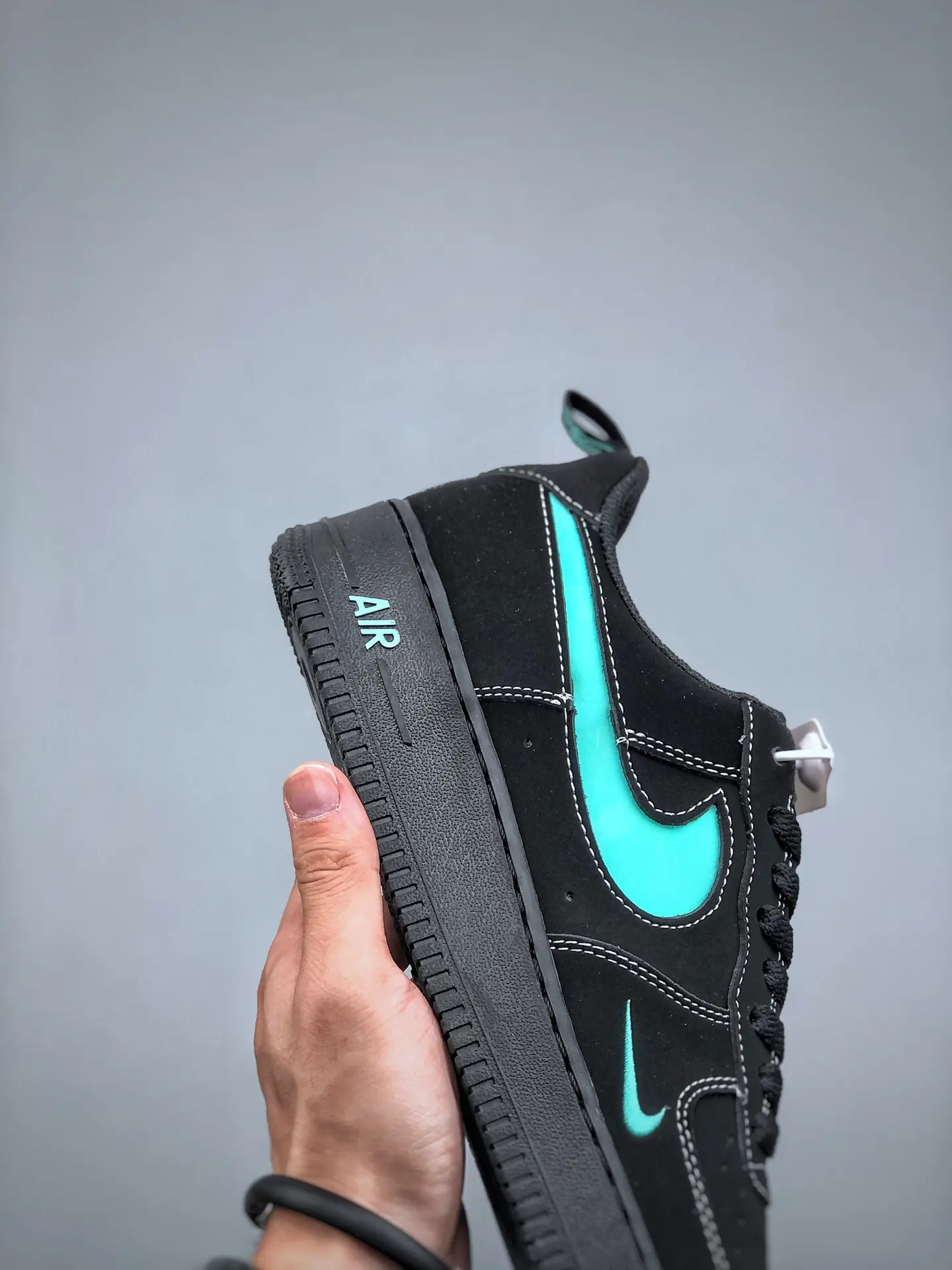 Unveiling the Replica Tiffany & Co. x Nike Air Force 1 Low Sneakers in Black | YtaYta