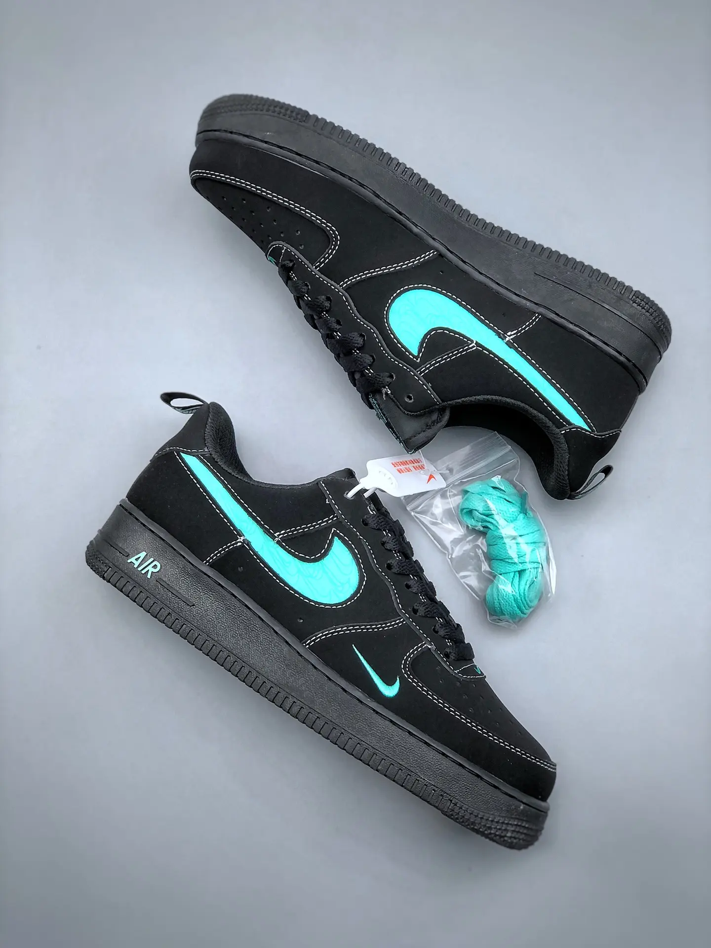 Unveiling the Replica Tiffany & Co. x Nike Air Force 1 Low Sneakers in Black | YtaYta