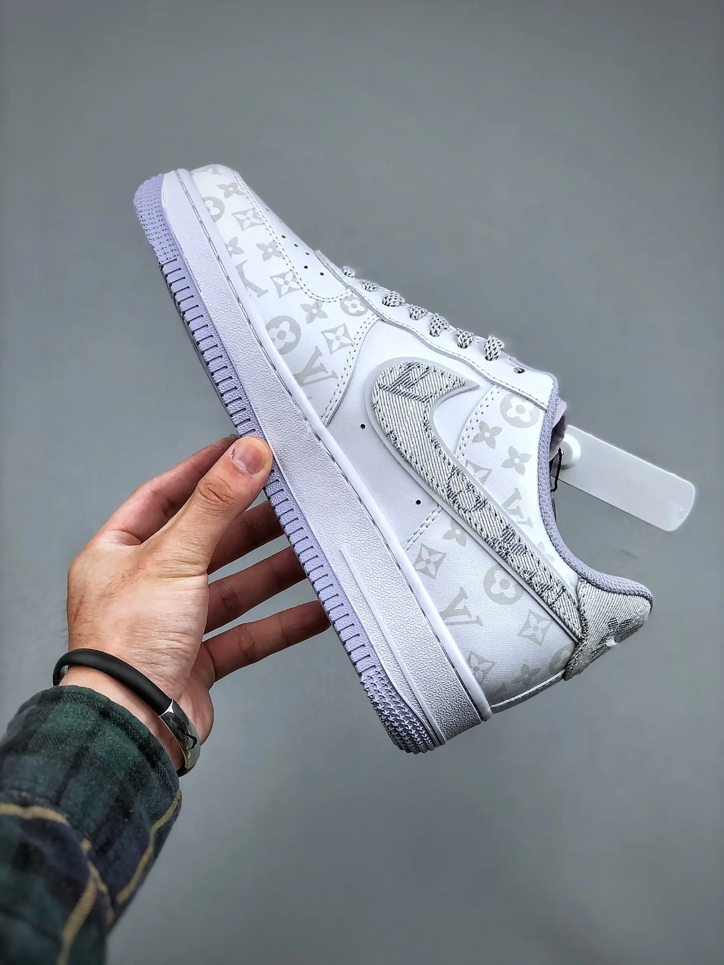 Hand Customized Nike Air Force 1 '07 PRM 3 'Pale Ivory' - The Ultimate Replica | YtaYta