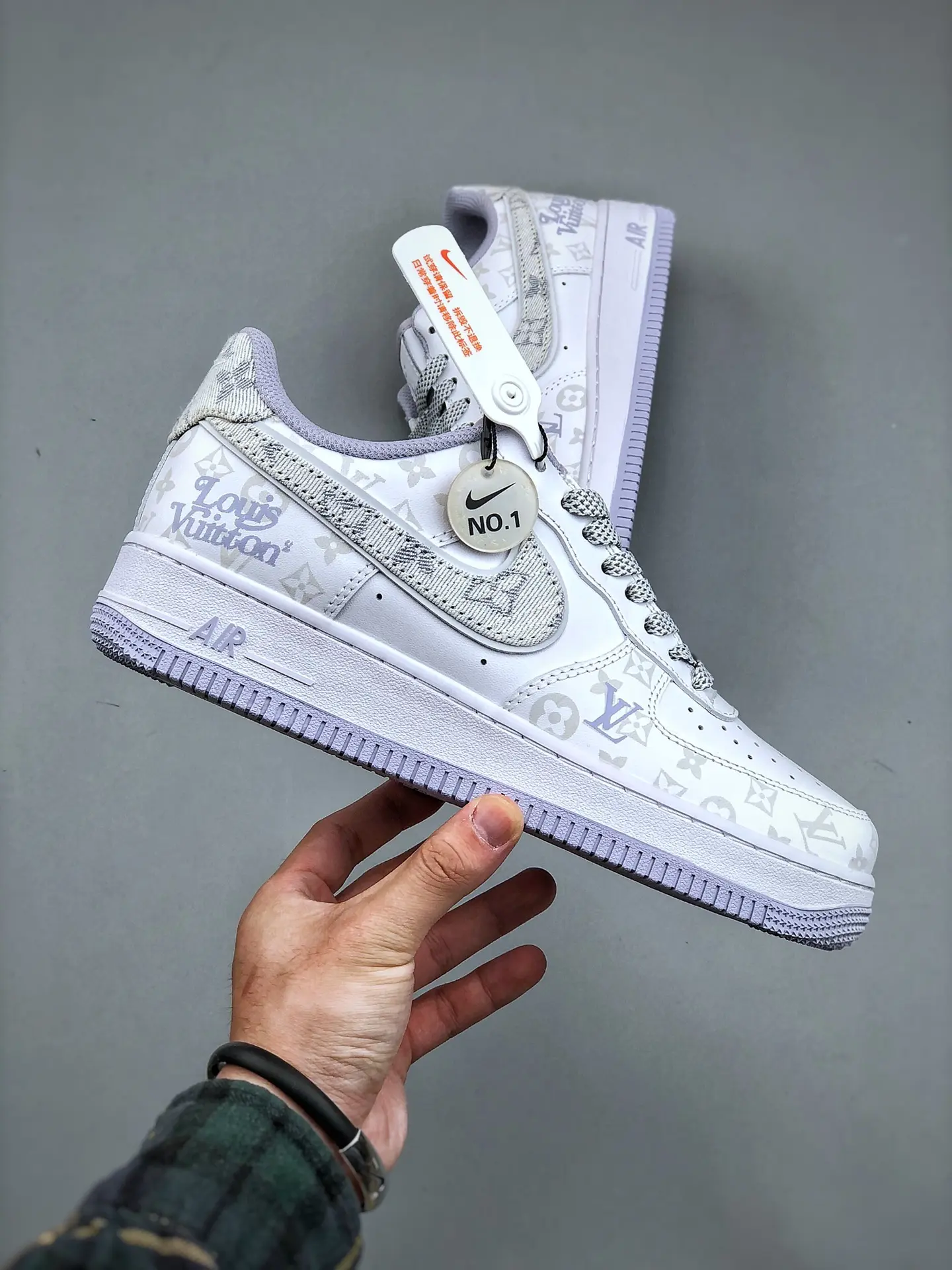 Hand Customized Nike Air Force 1 '07 PRM 3 'Pale Ivory' - The Ultimate Replica | YtaYta