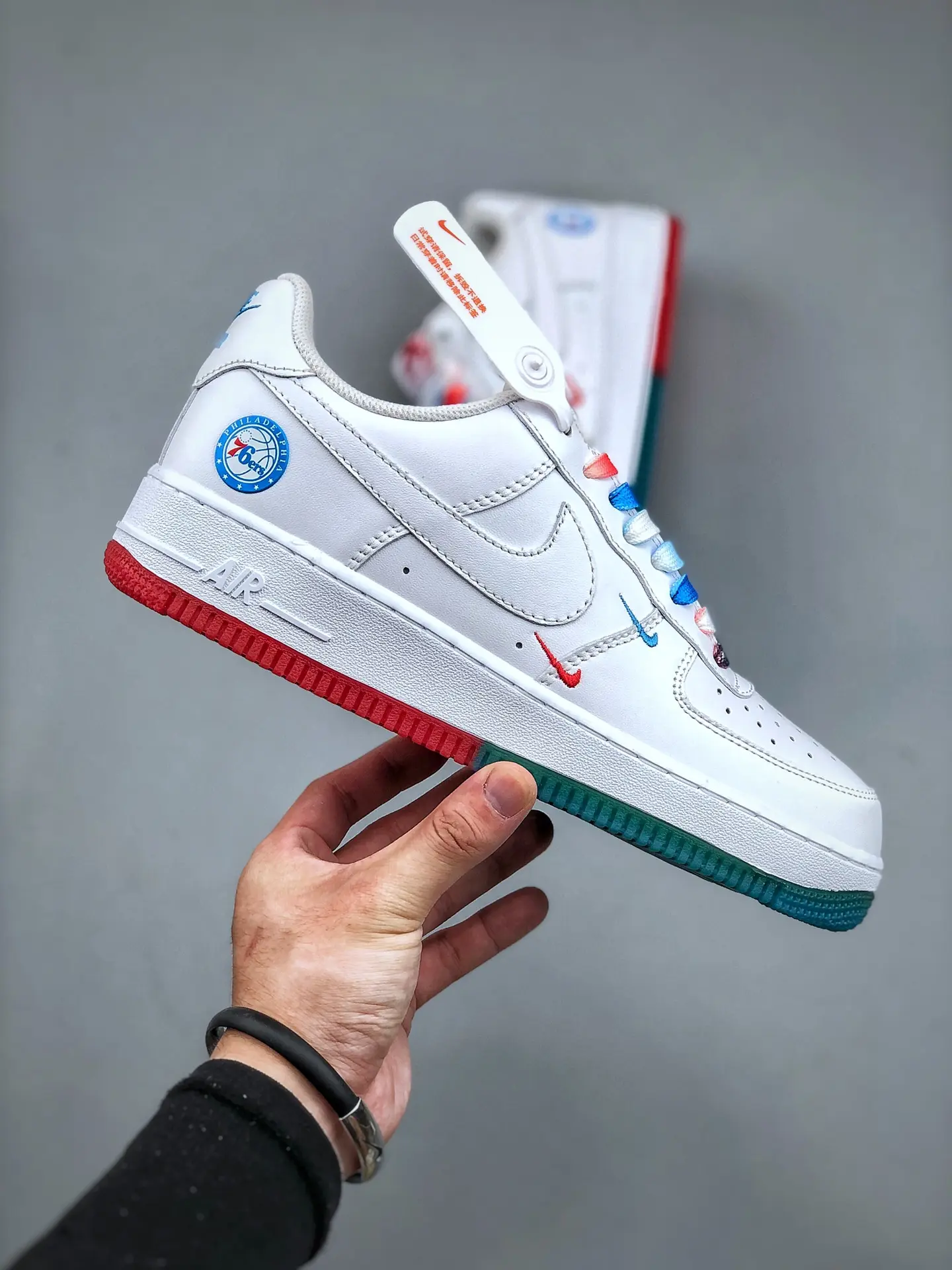 Exploring Replica Nike Air Force 1 07 Low SU19 White Blue Red Shoes | YtaYta