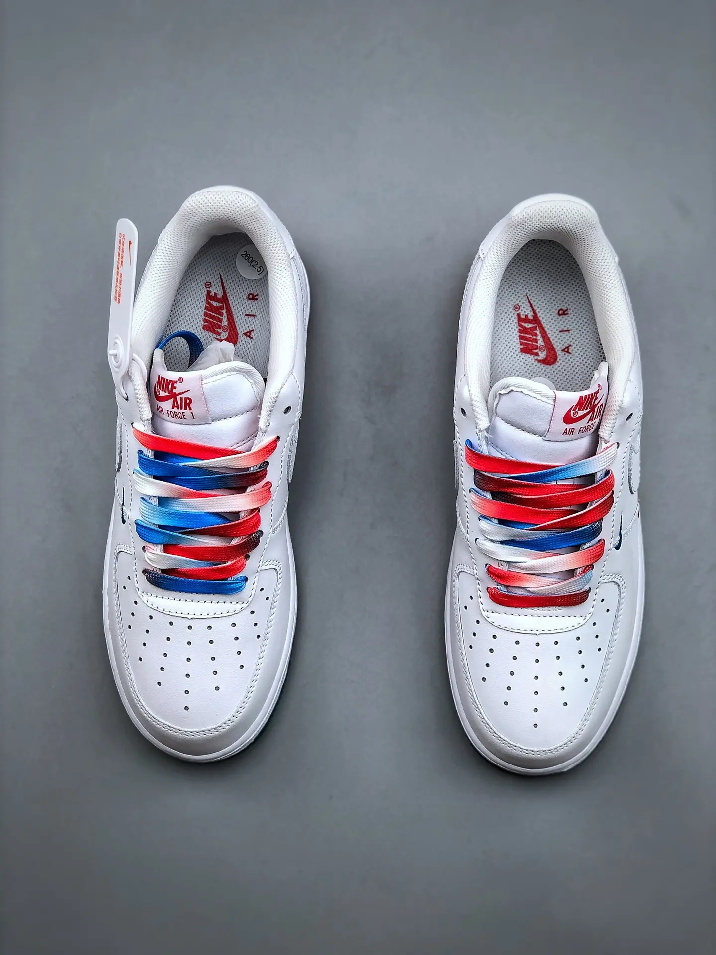 Exploring Replica Nike Air Force 1 07 Low SU19 White Blue Red Shoes | YtaYta