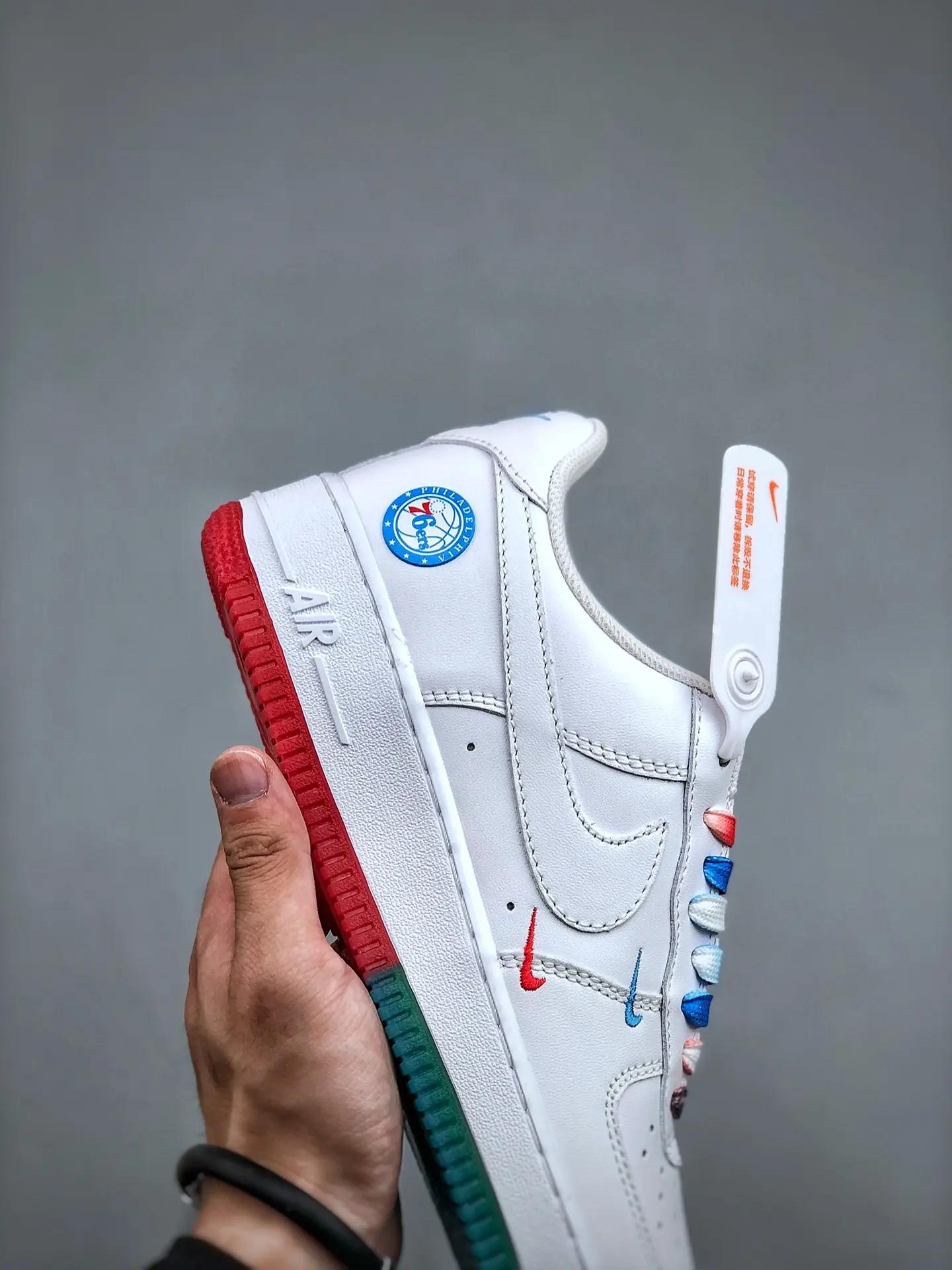 Exploring Replica Nike Air Force 1 07 Low SU19 White Blue Red Shoes | YtaYta