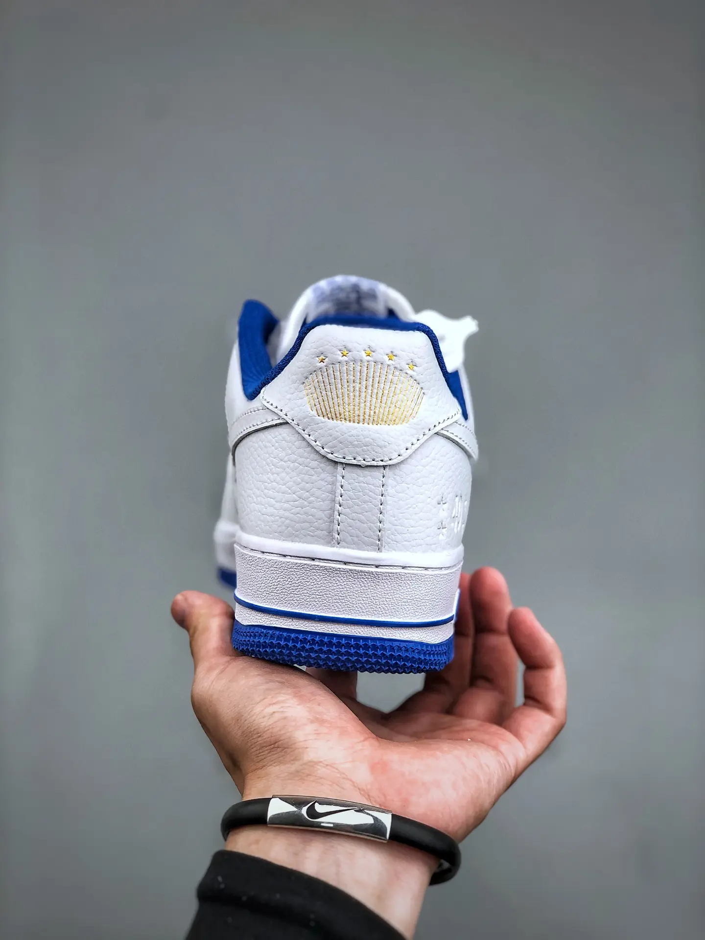 Nike Air Force 1 '07 Men's Shoes White-Royal Blue Replica Review | YtaYta