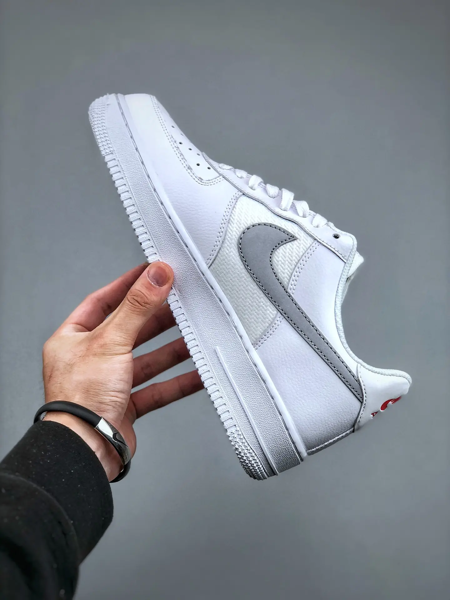 Nike Air Force 1 '07 Low Double Mini Swooshes White Grey - Replica Review | YtaYta