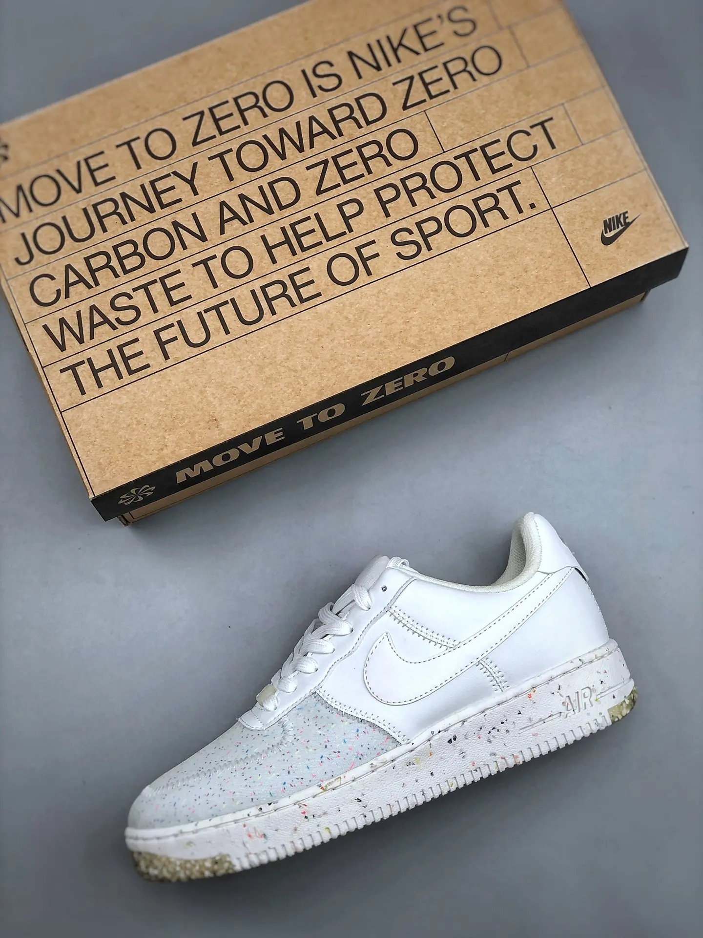 Exploring the Nike Air Force 1 Crater 'Summit White': Authentic vs. Replica | YtaYta