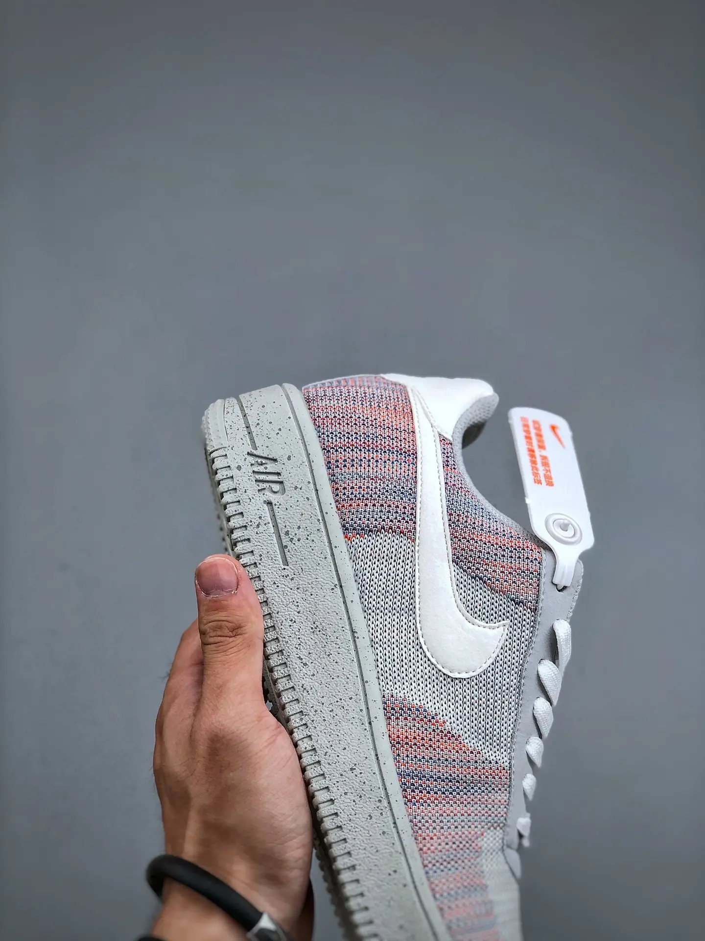 Nike Air Force 1 Crater Flyknit Wolf Grey Kids - Replica Review | YtaYta