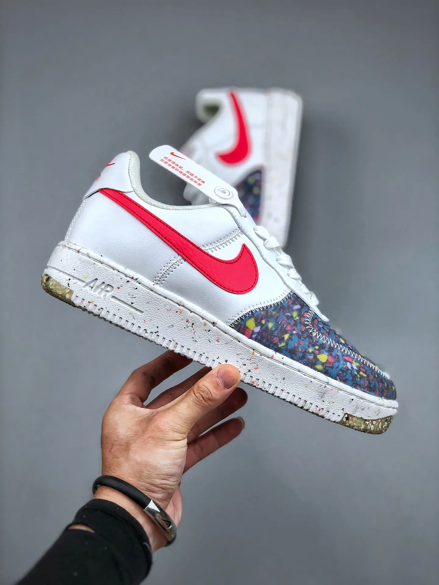 Nike Air Force 1 Crater Replica: Summit White/Siren Red Review | YtaYta