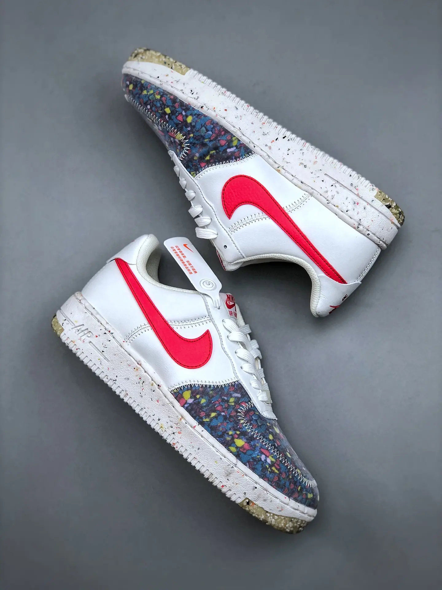 Nike Air Force 1 Crater Replica: Summit White/Siren Red Review | YtaYta