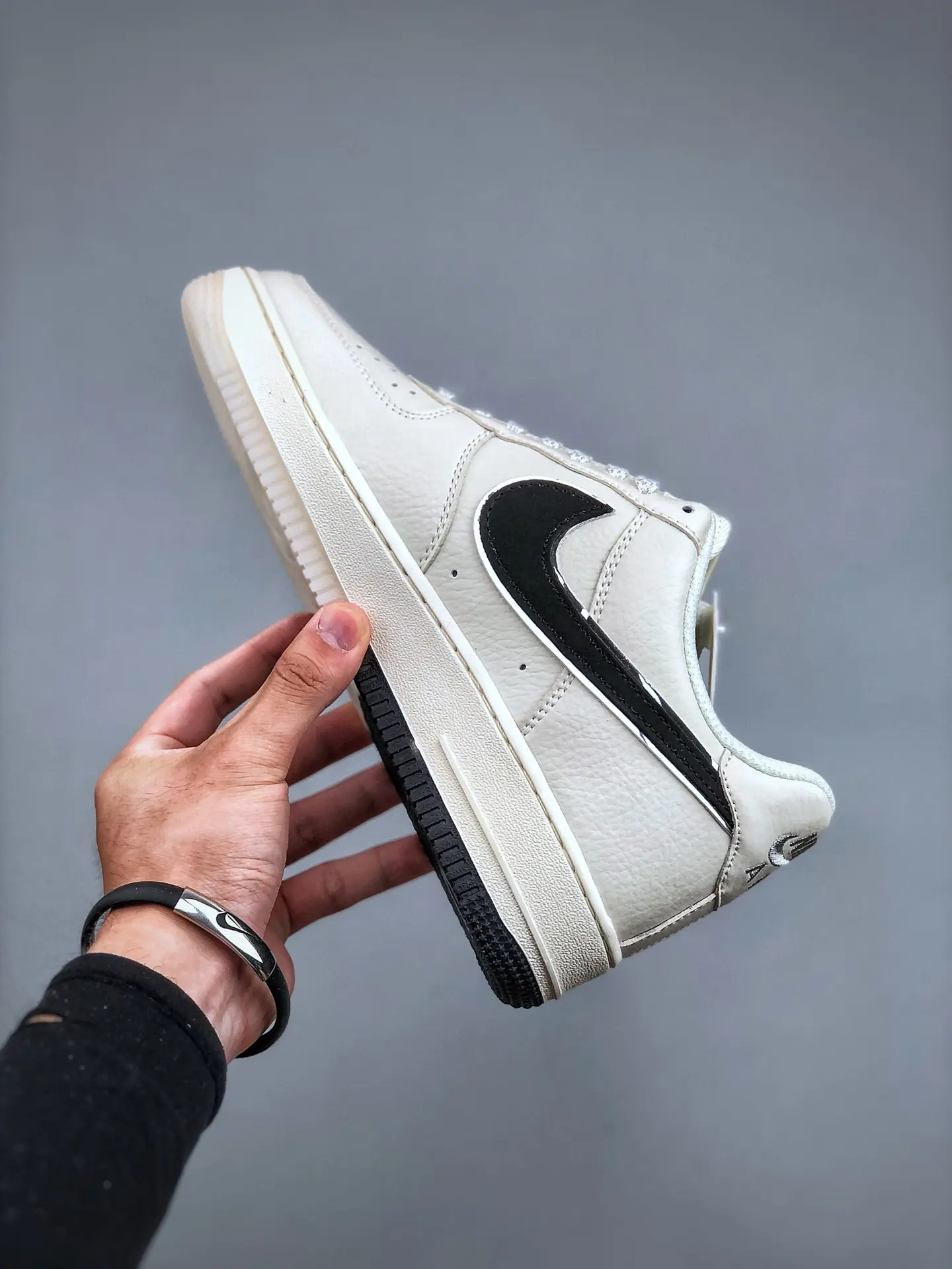 The Ultimate Guide to Replica Nike Air Force 1 Sneakers in White/Iron Ore/Black | YtaYta