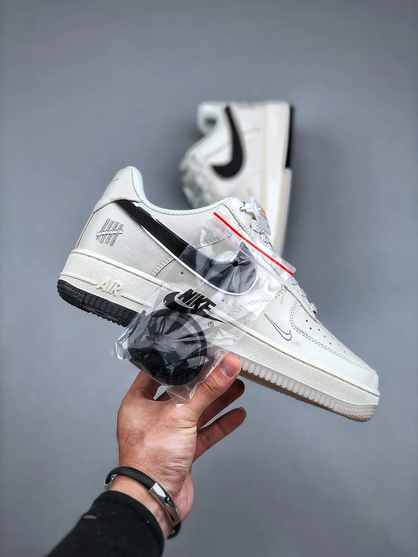 The Ultimate Guide to Replica Nike Air Force 1 Sneakers in White/Iron Ore/Black | YtaYta