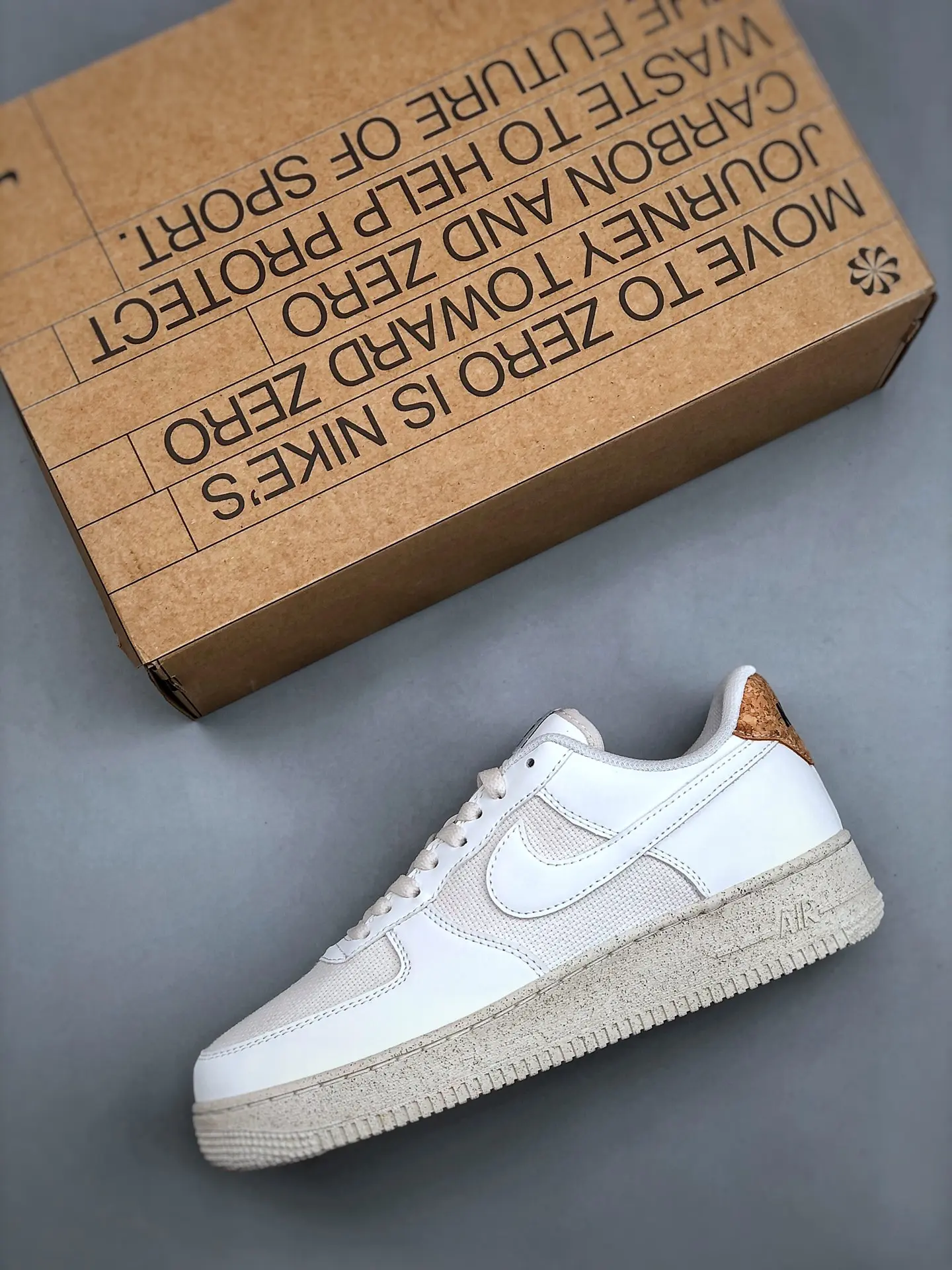 Unveiling the Nike Air Force 1 '07 LV8 Phantom Sail Cork Replica | YtaYta