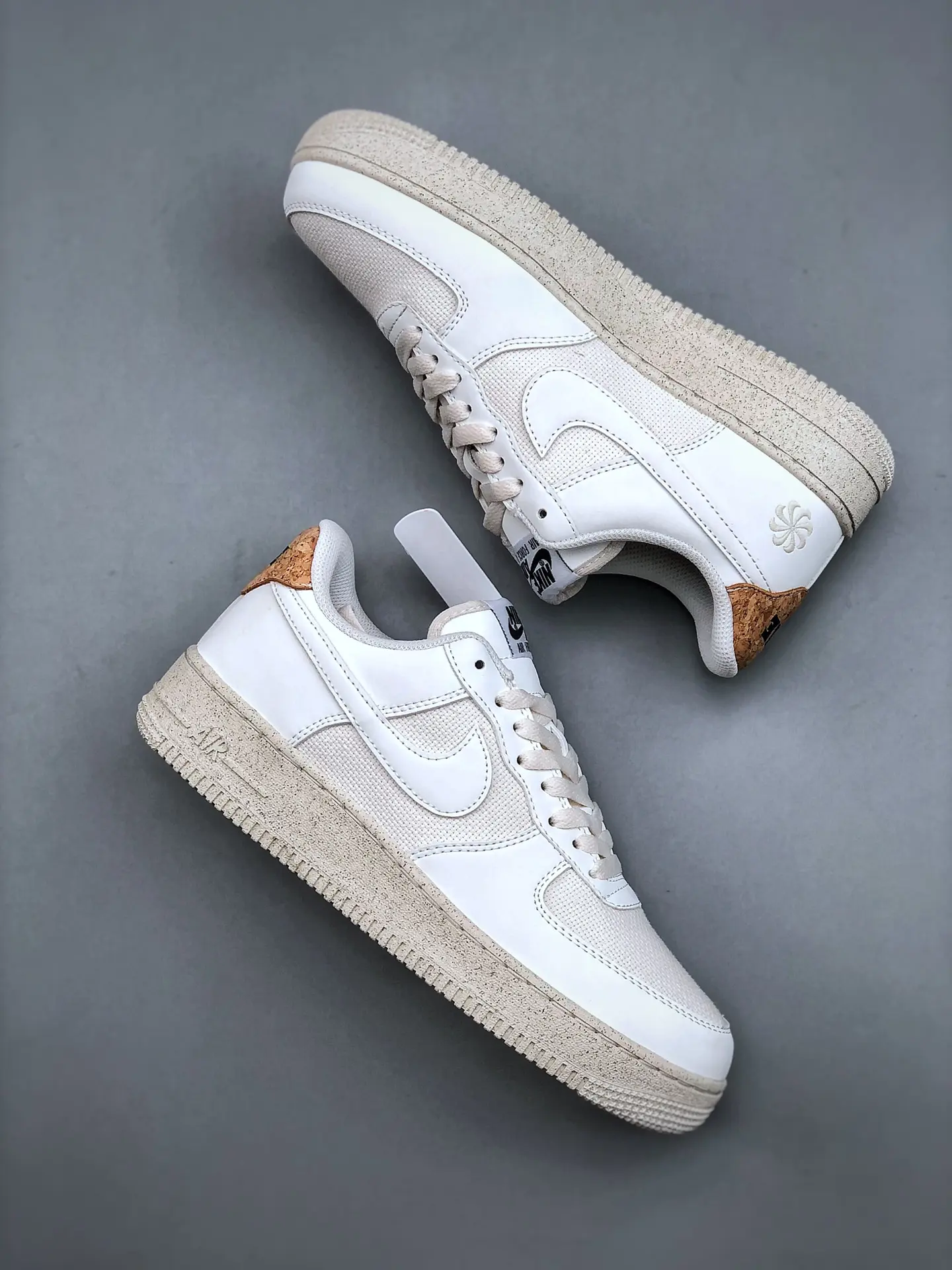 Unveiling the Nike Air Force 1 '07 LV8 Phantom Sail Cork Replica | YtaYta