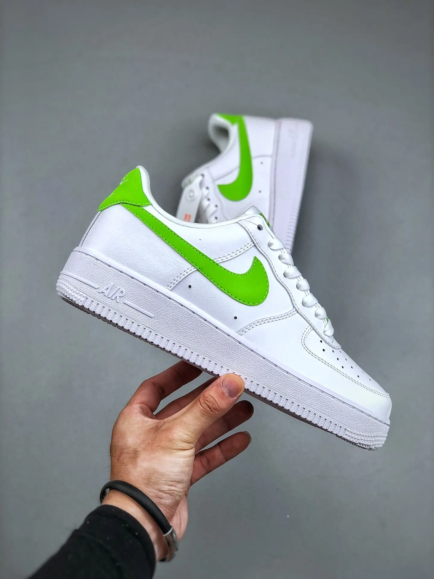 Nike Air Force 1 '07 Women's Shoes - White Action Green Replica Review | YtaYta