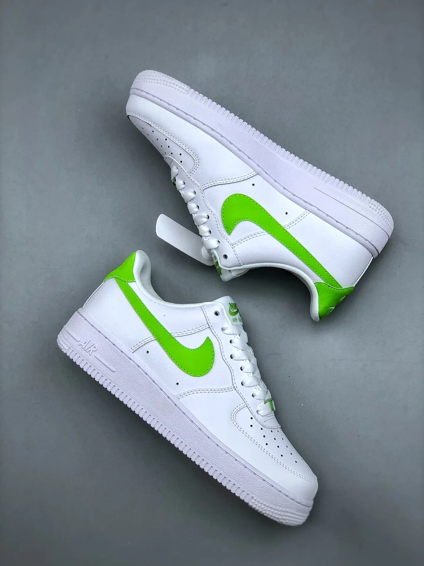 Nike Air Force 1 '07 Women's Shoes - White Action Green Replica Review | YtaYta