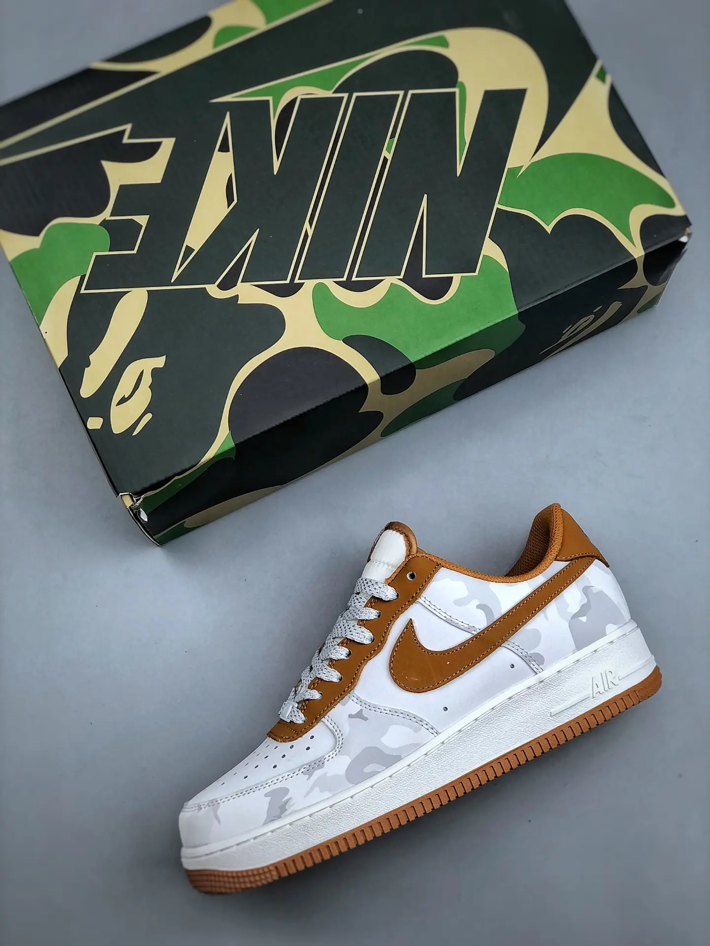 Exploring the World of Nike Air Force 1 Replicas: White, Brown, and Grey Variants | YtaYta