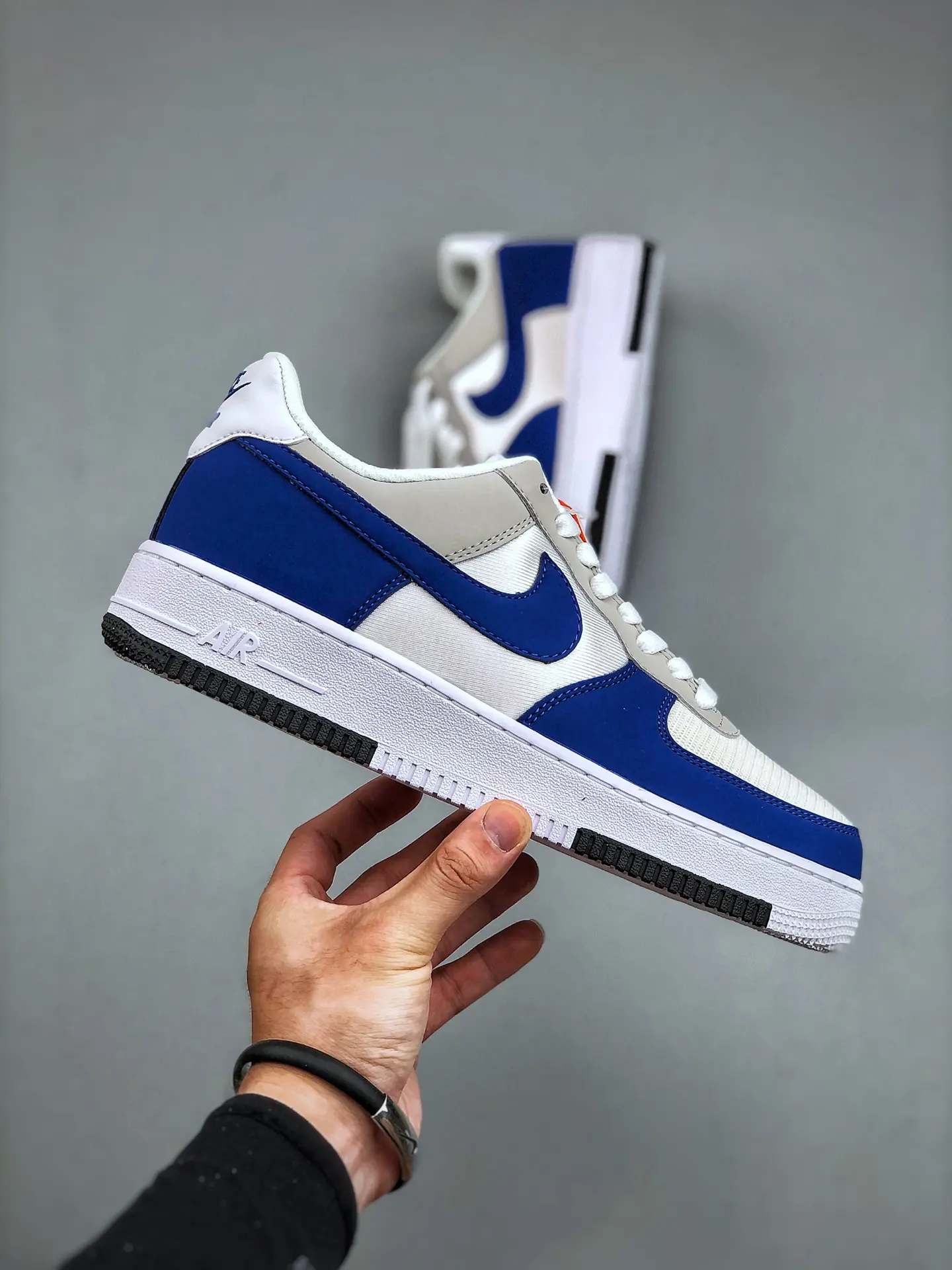 Nike Air Force 1 Low '07 LV8 Time Warp Royal Blue White Grey Replica | YtaYta