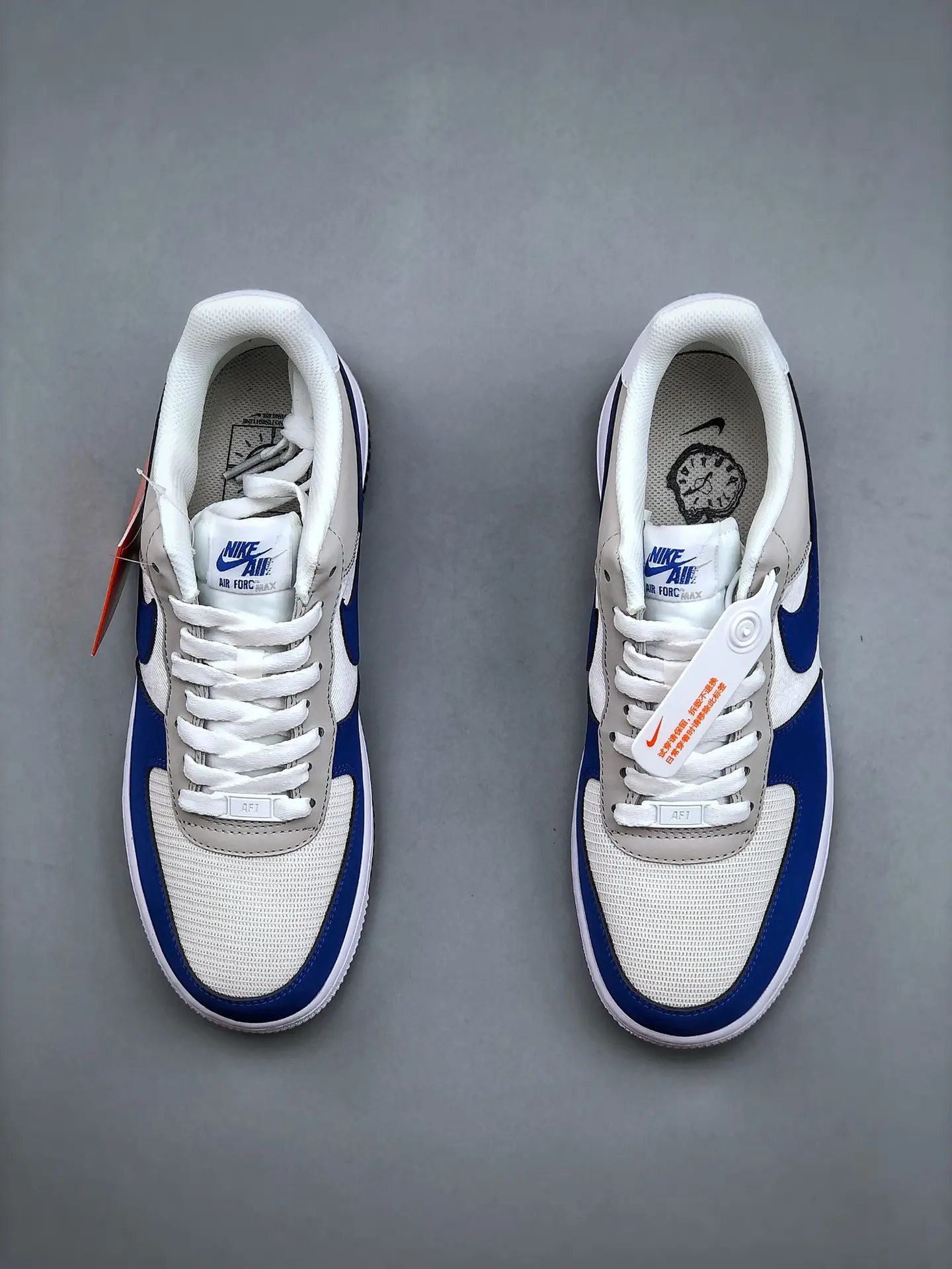 Nike Air Force 1 Low '07 LV8 Time Warp Royal Blue White Grey Replica | YtaYta