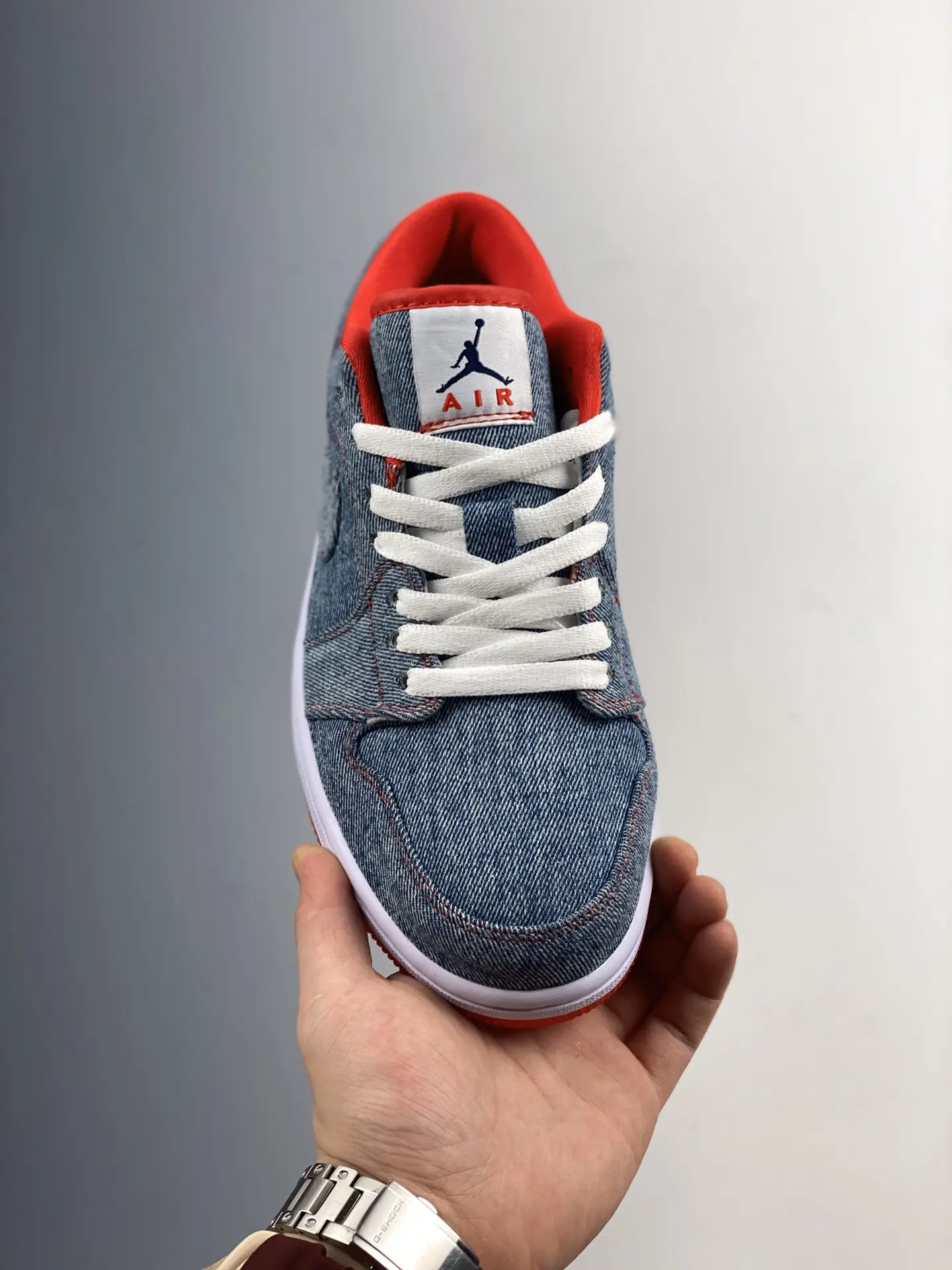 Air Jordan 1 Retro Low Denim Blue/Red: The Replica Sneaker Review | YtaYta