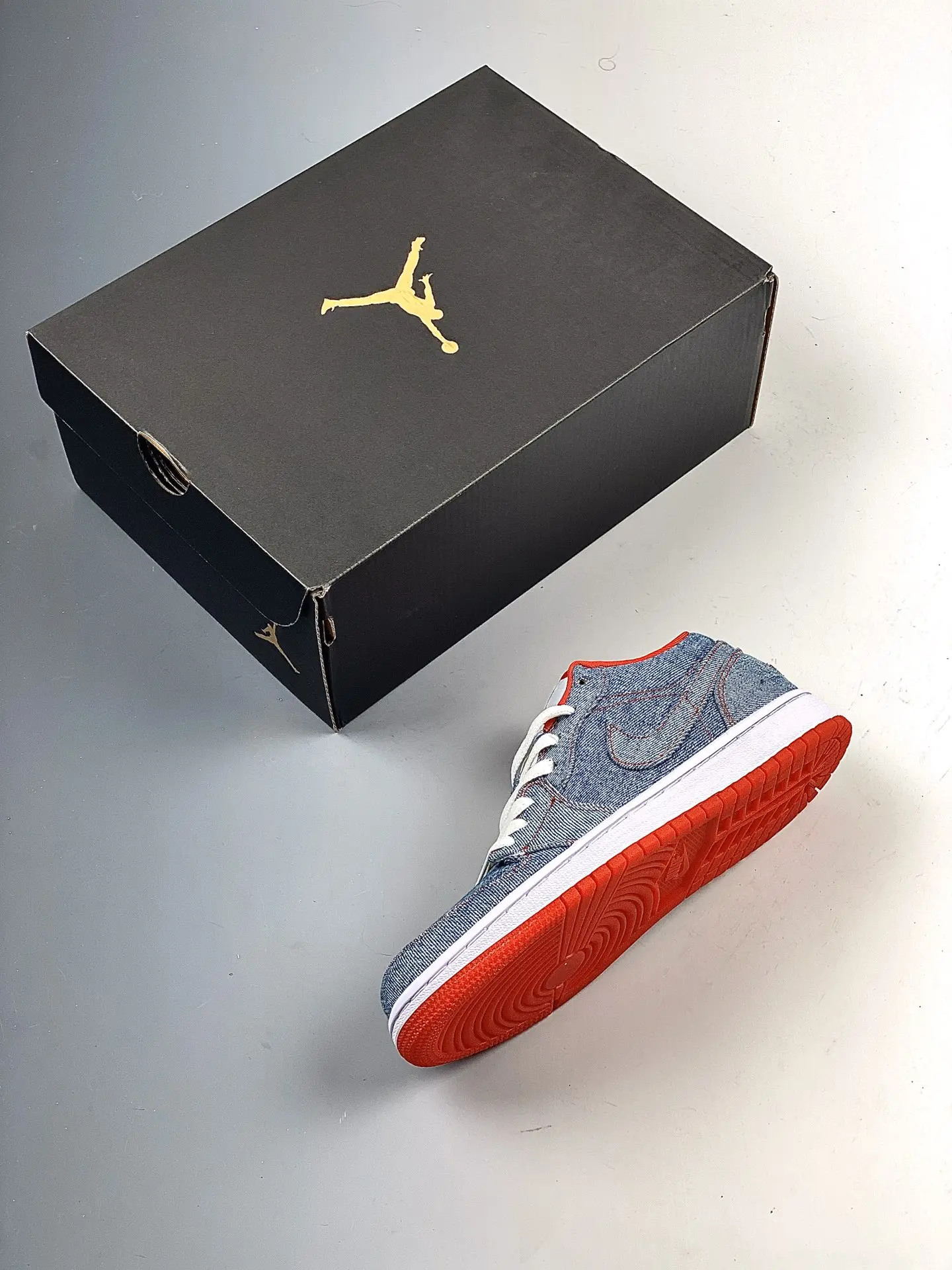 Air Jordan 1 Retro Low Denim Blue/Red: The Replica Sneaker Review | YtaYta