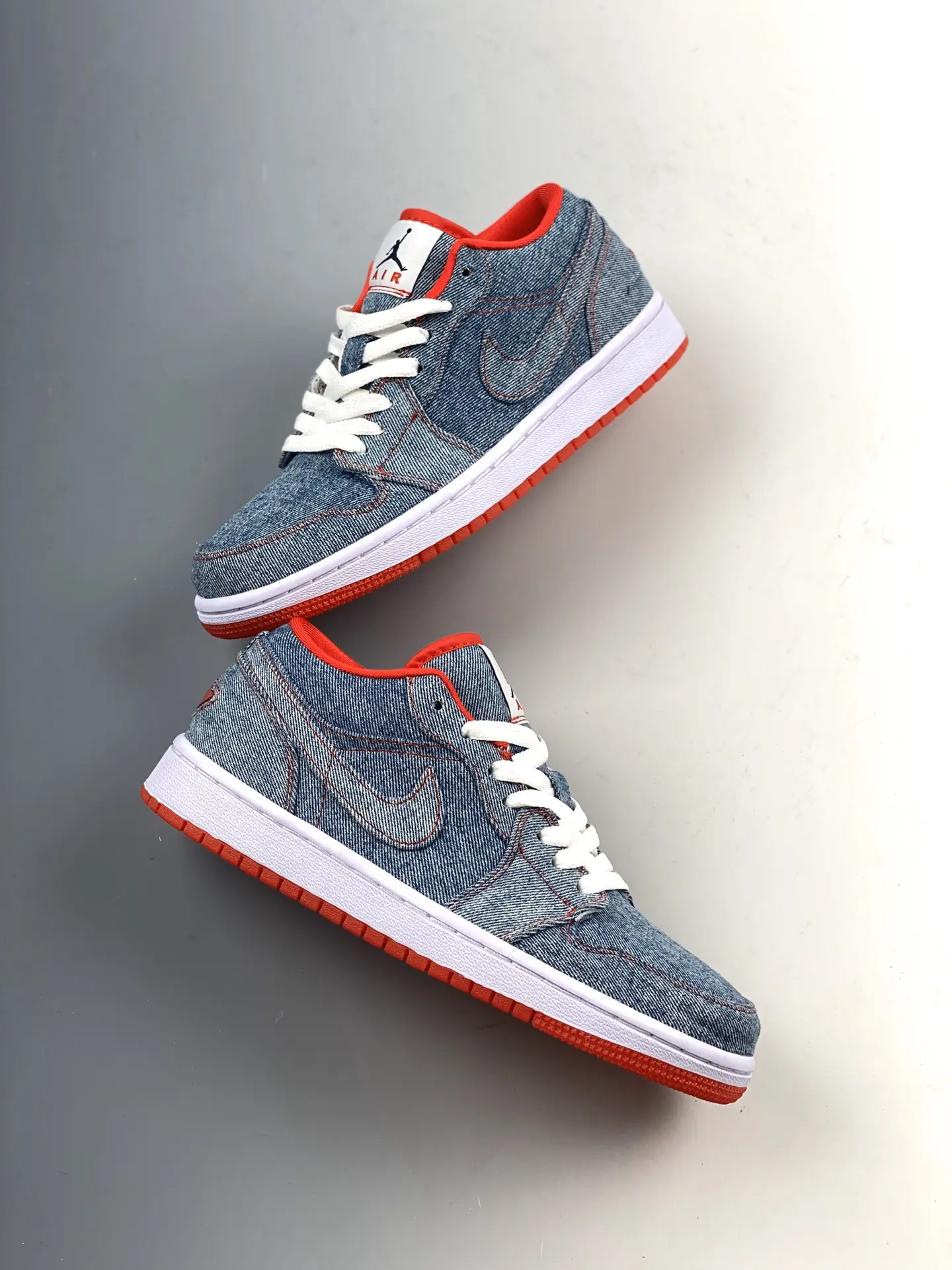 Air Jordan 1 Retro Low Denim Blue/Red: The Replica Sneaker Review | YtaYta