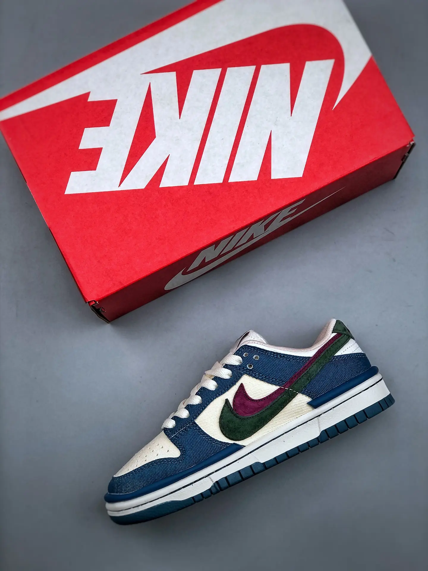 Otomo Katsuhiro x Nike SB Dunk Low Denim Blue Green Purple Replica Review | YtaYta