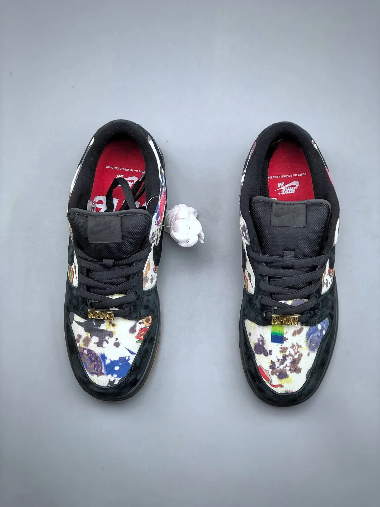 Supreme x Nike SB Dunk Low Rammellzee Black Multi-Color Replica Review | YtaYta