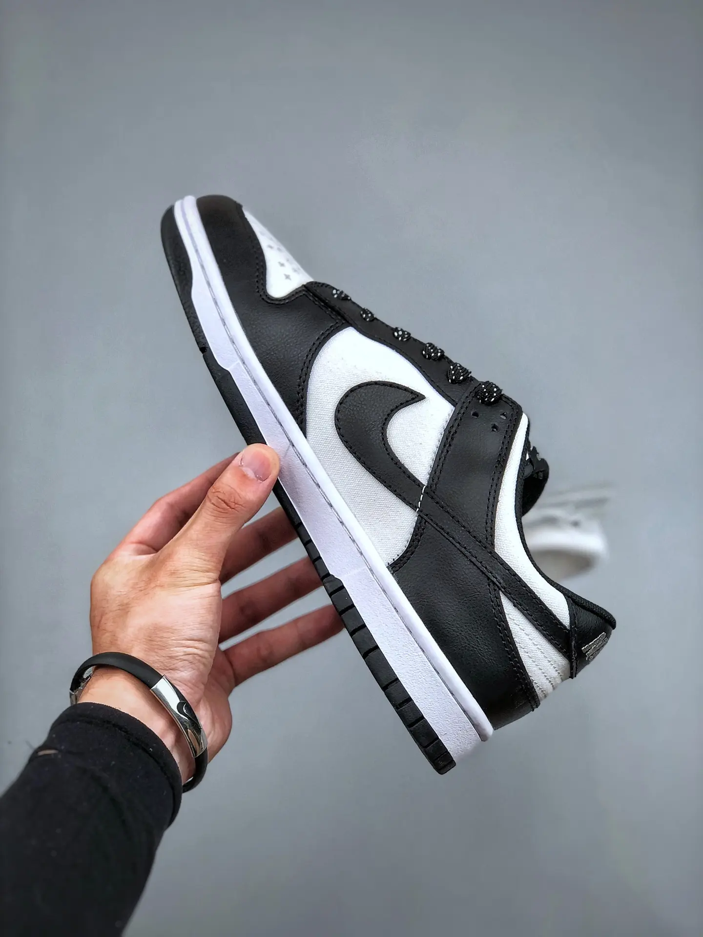 Discover the Allure of Replica Nike Dunk Low Sneakers: Black and White | YtaYta