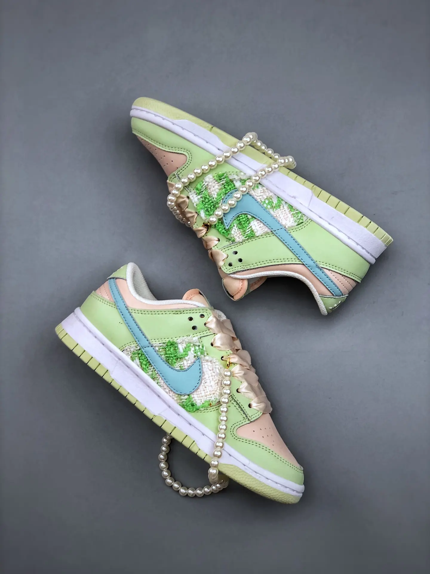 Replica Fake Rep Nike Dunk Low Light Soft Pink/Lime Ice - A Detailed Look | YtaYta