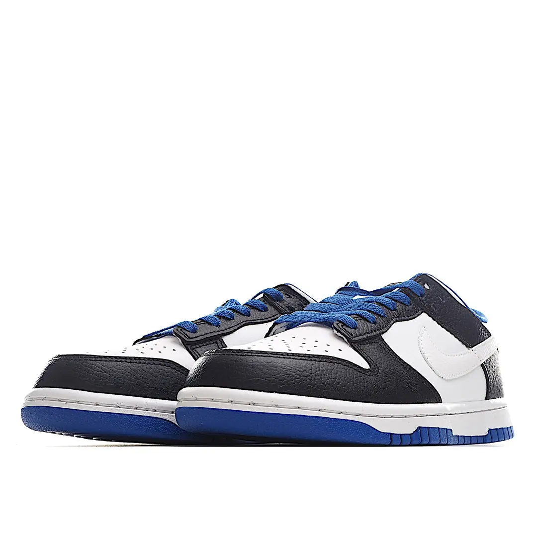 Replica Nike SB Dunk Low Sneakers: White Black Game Royal Review | YtaYta