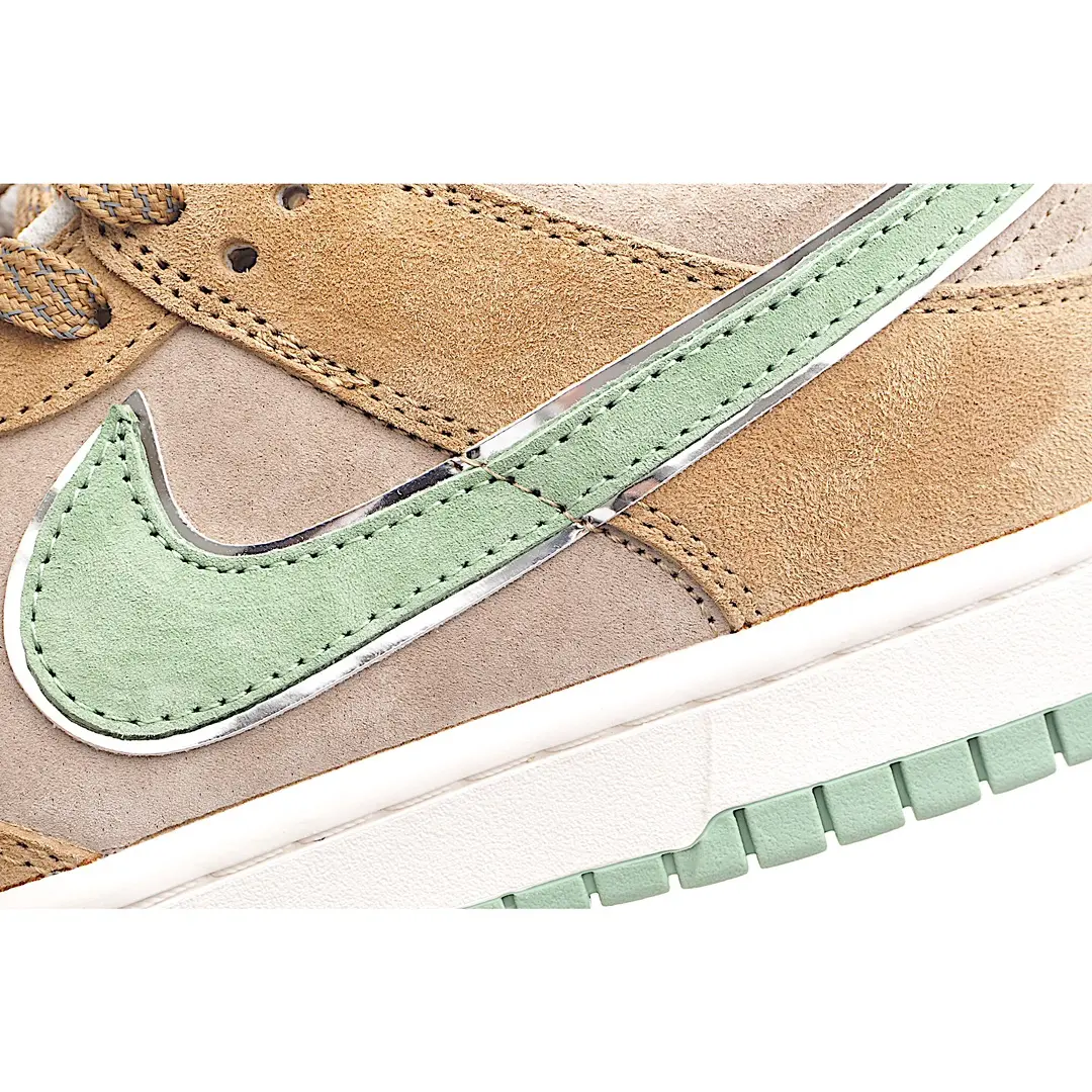 Otomo Katsuhiro x Nike SB Dunk Low Steamboy OST Brown Green Silver Replica Review | YtaYta