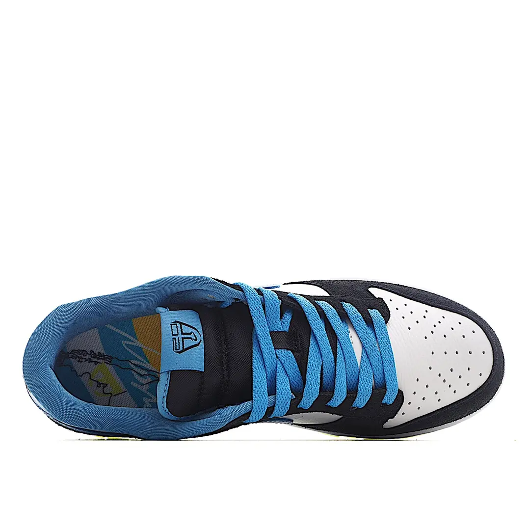 Nike SB Dunk Low QK Manu Ginobili Replica - Black University Blue | YtaYta