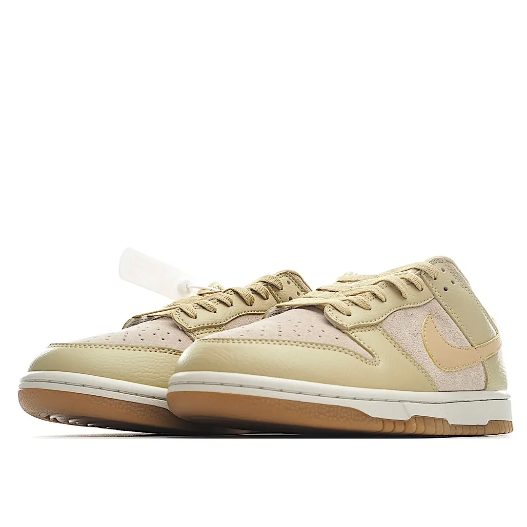 Nike Dunk Low 'Khaki Gum' Replica Review: Rattan/Wheat Grass University Gold | YtaYta