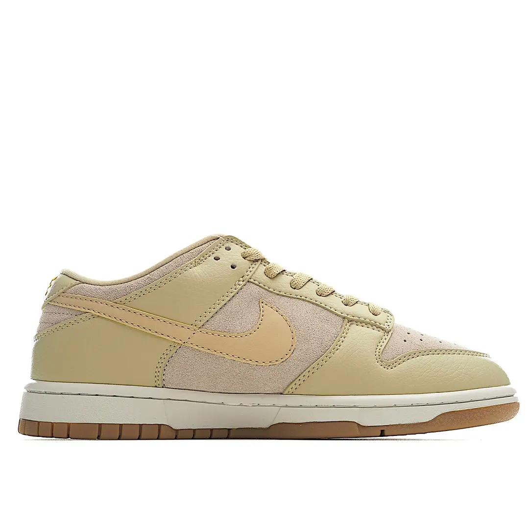 Nike Dunk Low 'Khaki Gum' Replica Review: Rattan/Wheat Grass University Gold | YtaYta