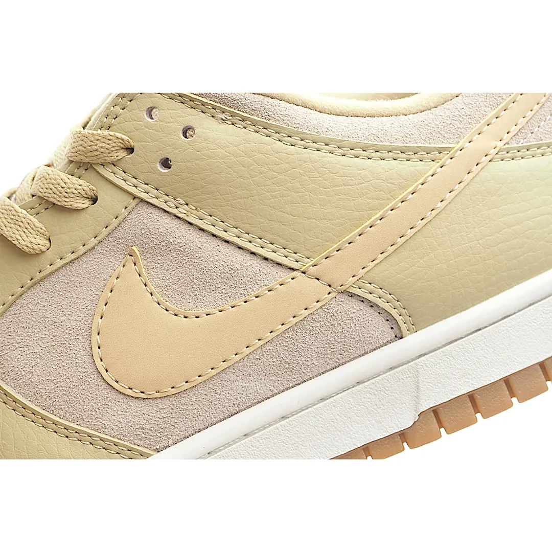 Nike Dunk Low 'Khaki Gum' Replica Review: Rattan/Wheat Grass University Gold | YtaYta