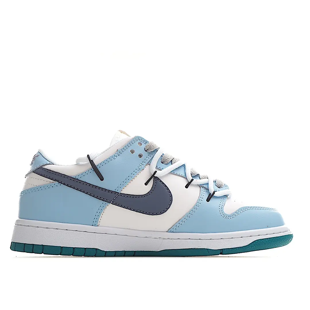 Replica Nike Dunk Low Clear Swoosh/Blue Review | YtaYta