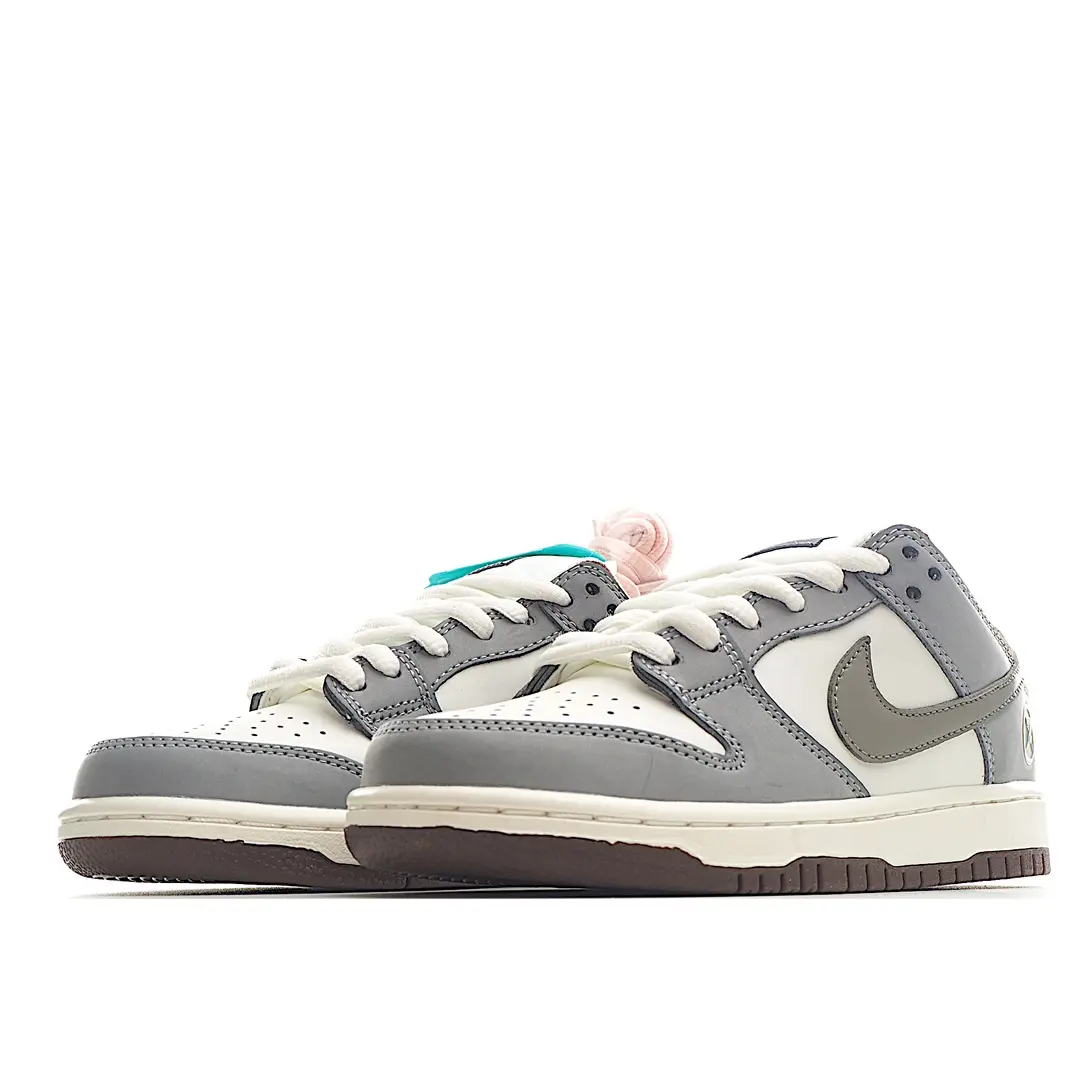 Replica Fake Rep Nike SB Yuto Horigome x Nike SB Dunk Low Reps — Grey/White/Chocolate | YtaYta