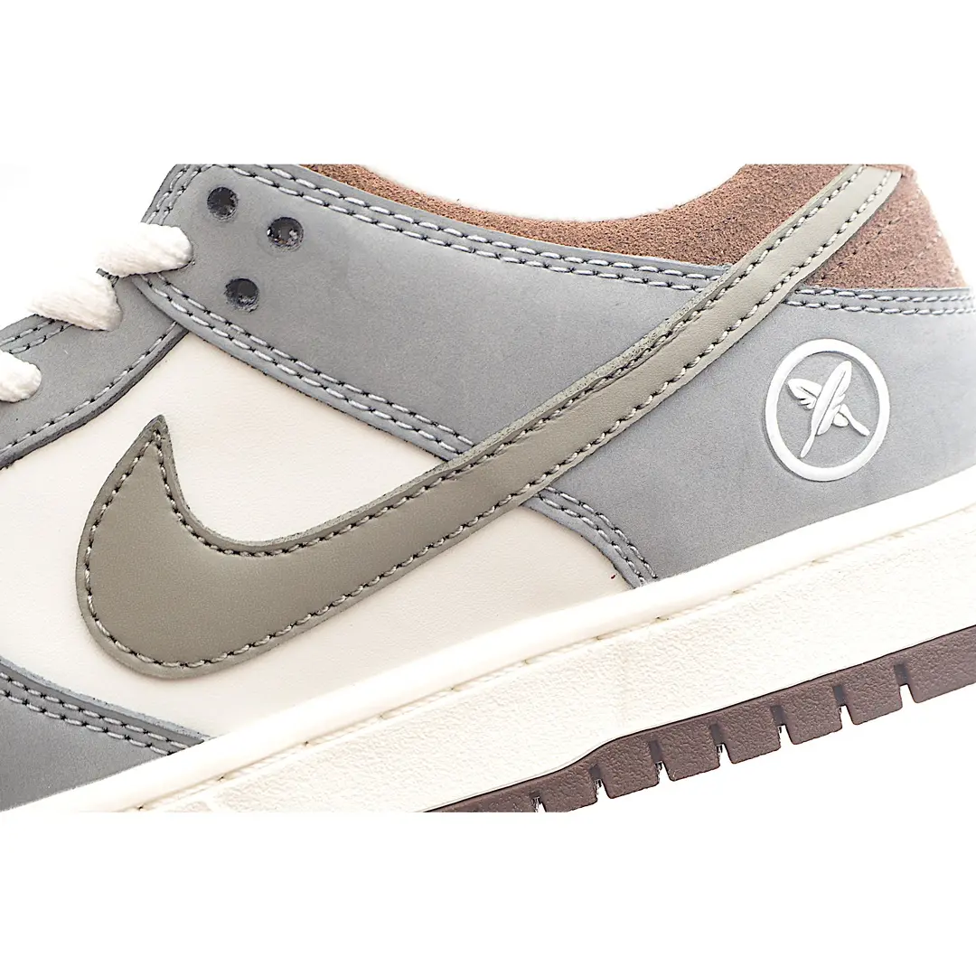 Replica Fake Rep Nike SB Yuto Horigome x Nike SB Dunk Low Reps — Grey/White/Chocolate | YtaYta