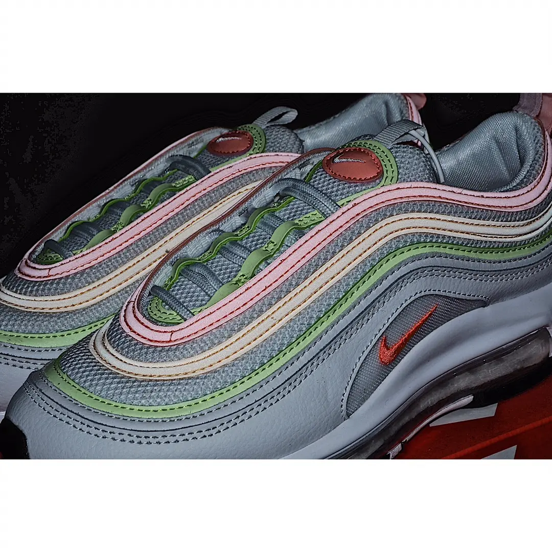 Replica Nike Air Max 97: Melon Tint, Barely Volt, Atomic Pink | YtaYta