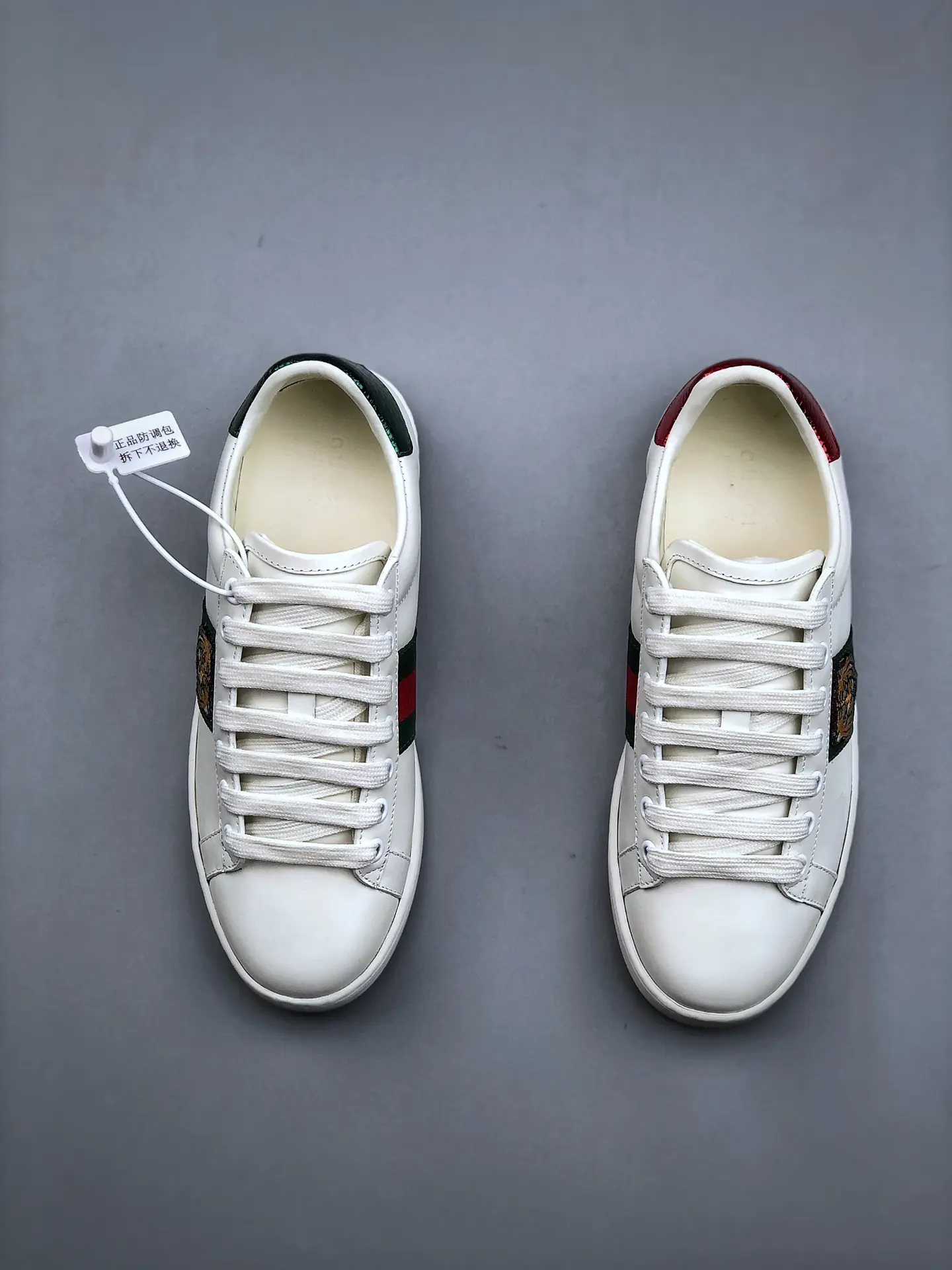 Gucci Ace Embroidered Leather Sneakers White - Replica Review | YtaYta