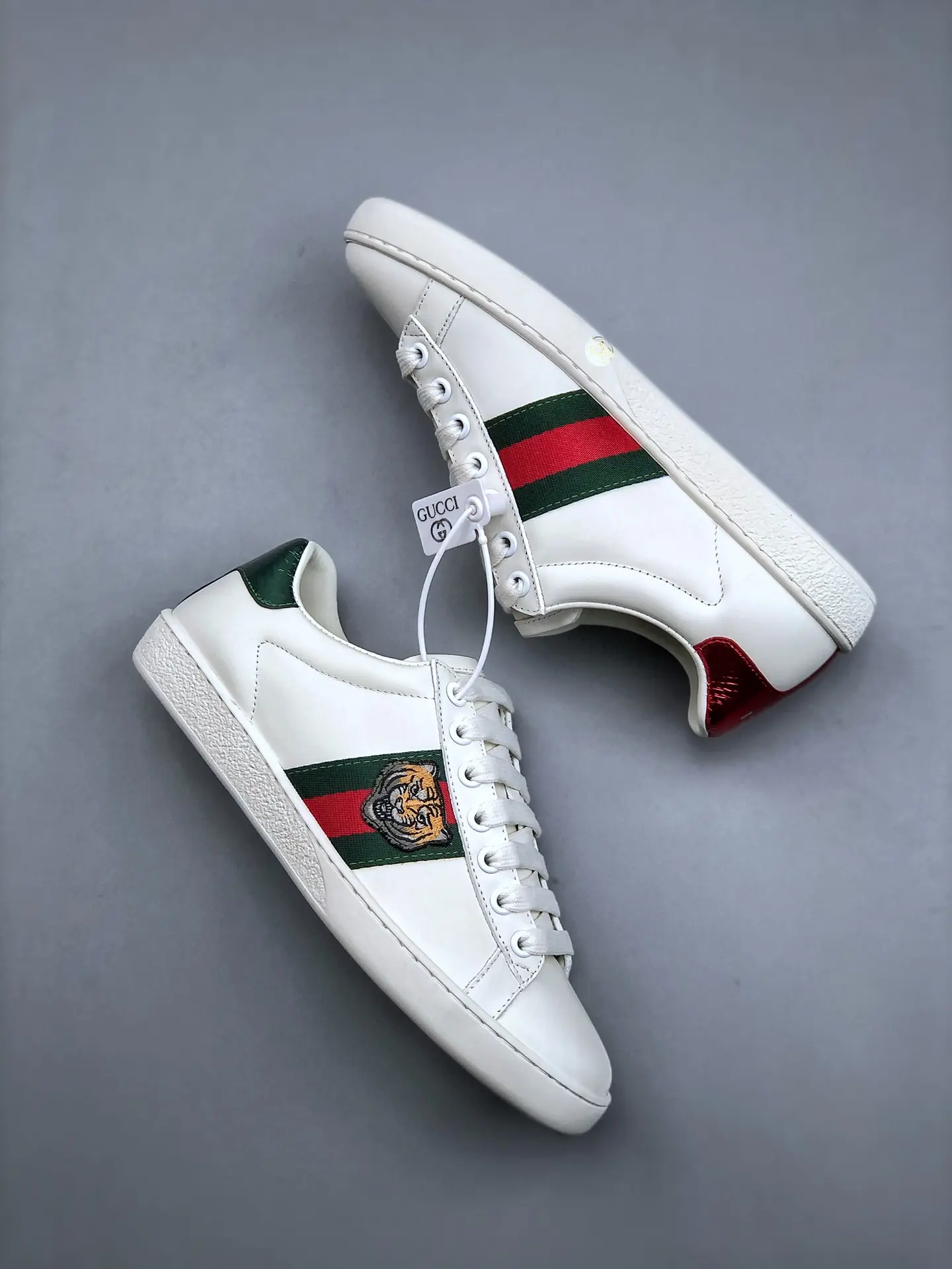 Gucci Ace Embroidered Leather Sneakers White - Replica Review | YtaYta