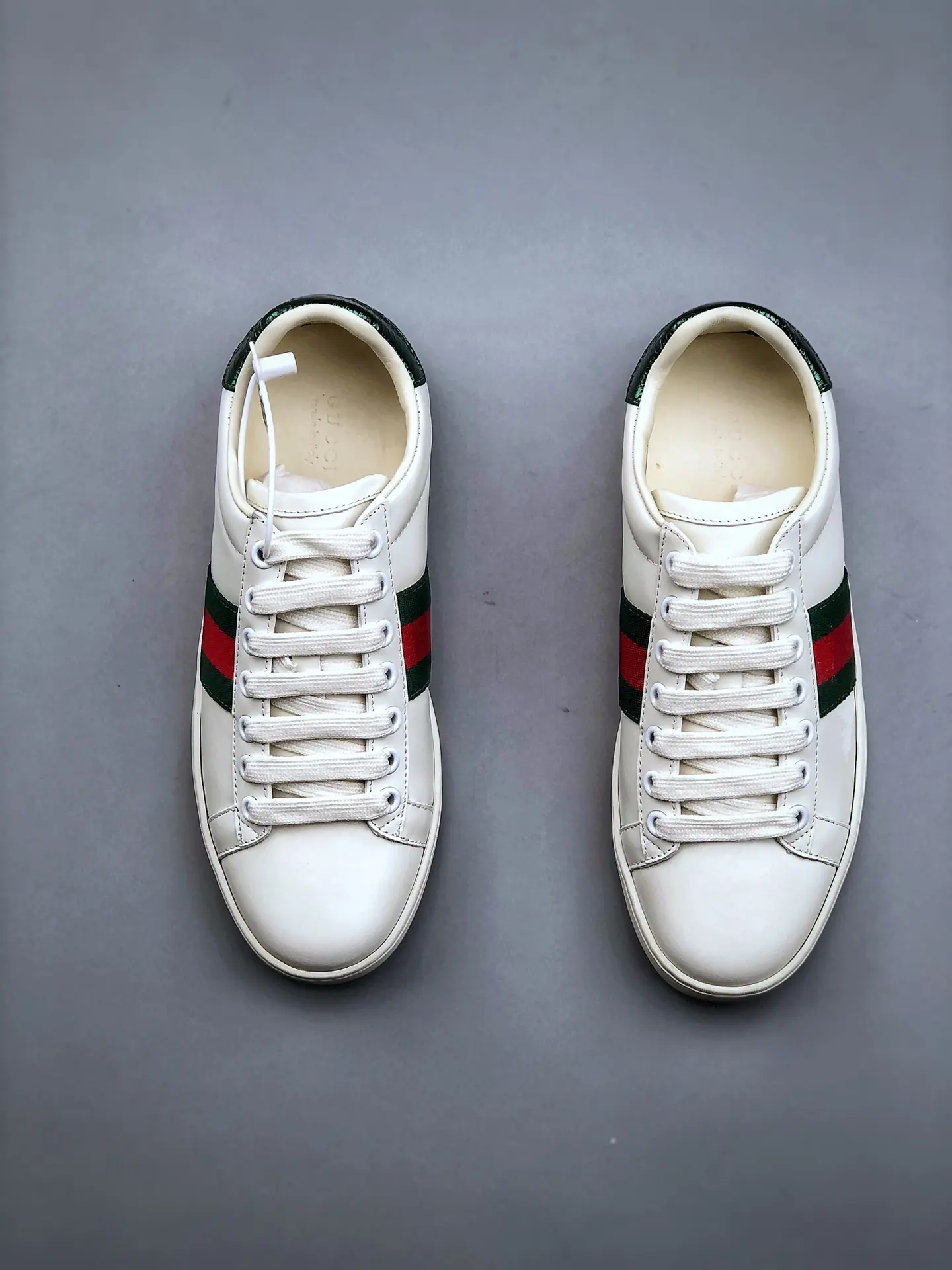 Replica Gucci Ace Leather Sneakers - White - Pros and Cons | YtaYta